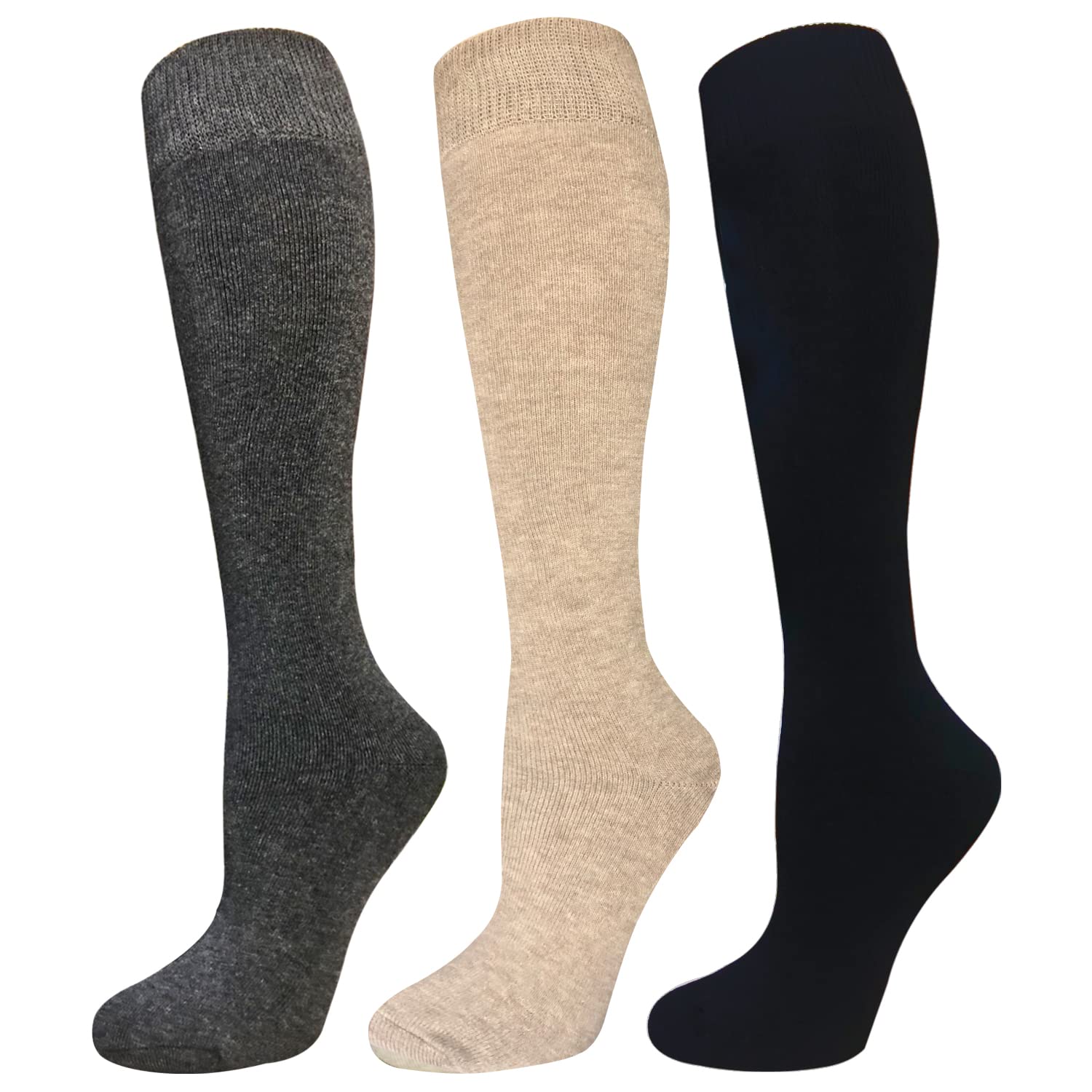 Thermal Knee High Socks for Women - Soft Cotton Winter Socks for Hiking, Work & Cold Weather | Perfect for Outdoor Activities, Office Wear & Cozy Gifts