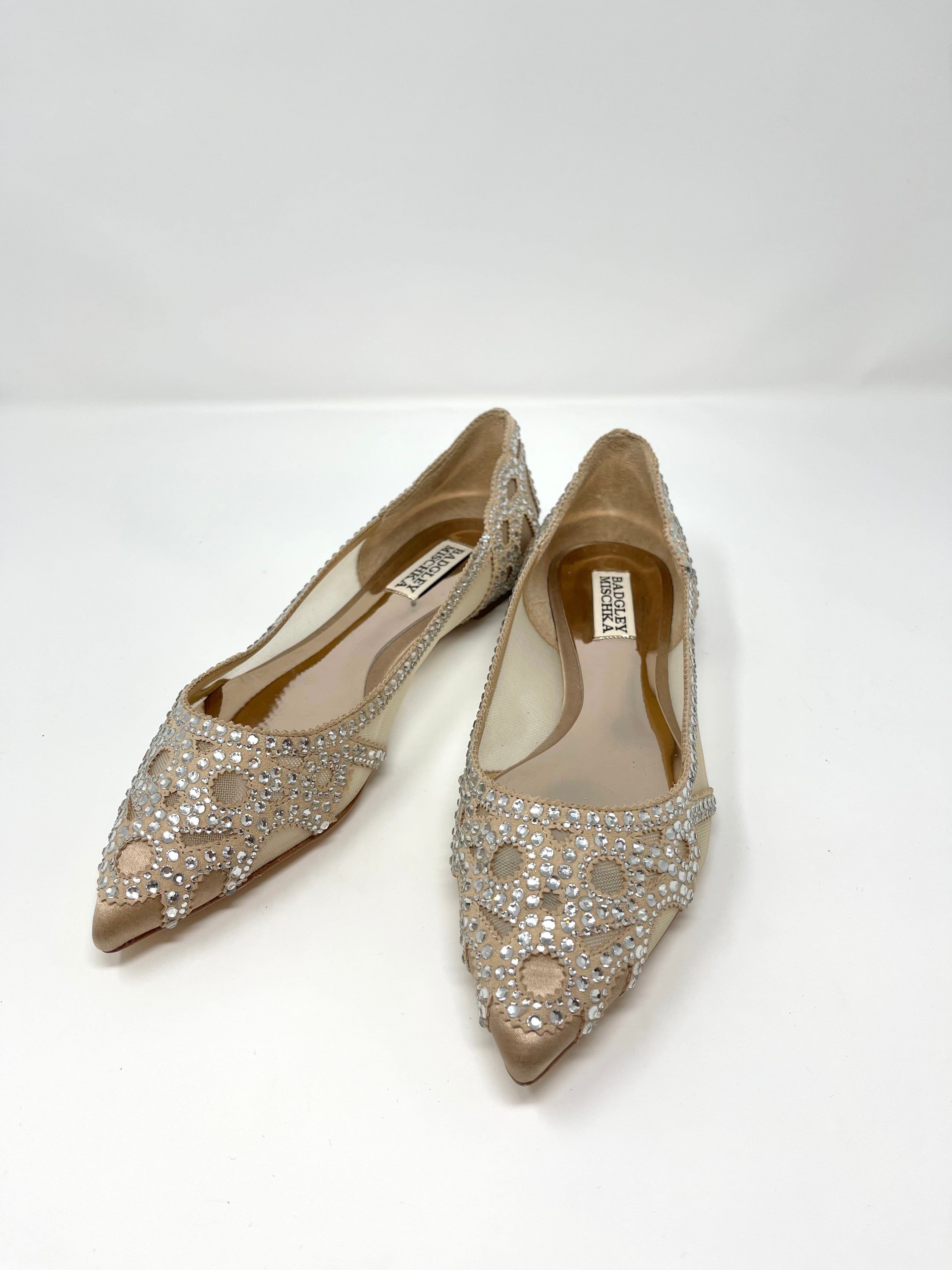 Badgley Mischka Gigi Women's Heels Size 7.5 - Elegant Evening Shoes for Weddings, Parties & Special Occasions