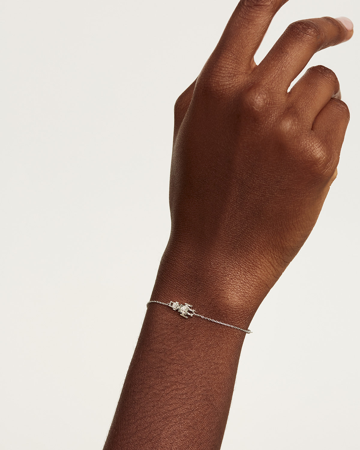 GRID Robert Silver Bracelet for Men - Stainless Steel Adjustable Cuff Bracelet - Trendy Minimalist Jewelry Gift for Boyfriend, Husband - Perfect for Casual Wear, Date Night & Special Occasions