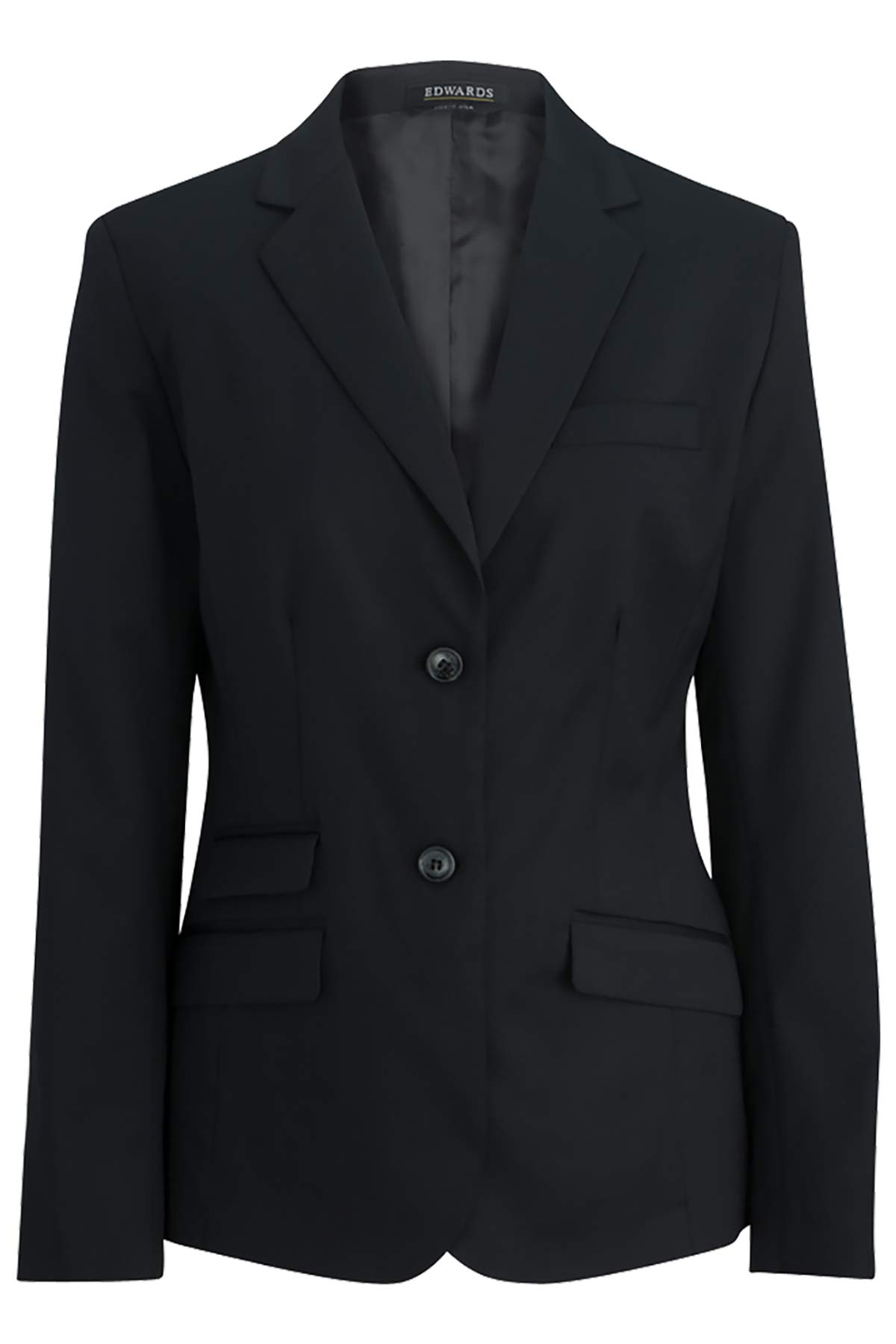 Edwards Women's Redwood & Ross Hip-Length Suit Coat - Black Onyx Size 18T | Elegant Formal Blazer for Office, Business Meetings & Special Occasions