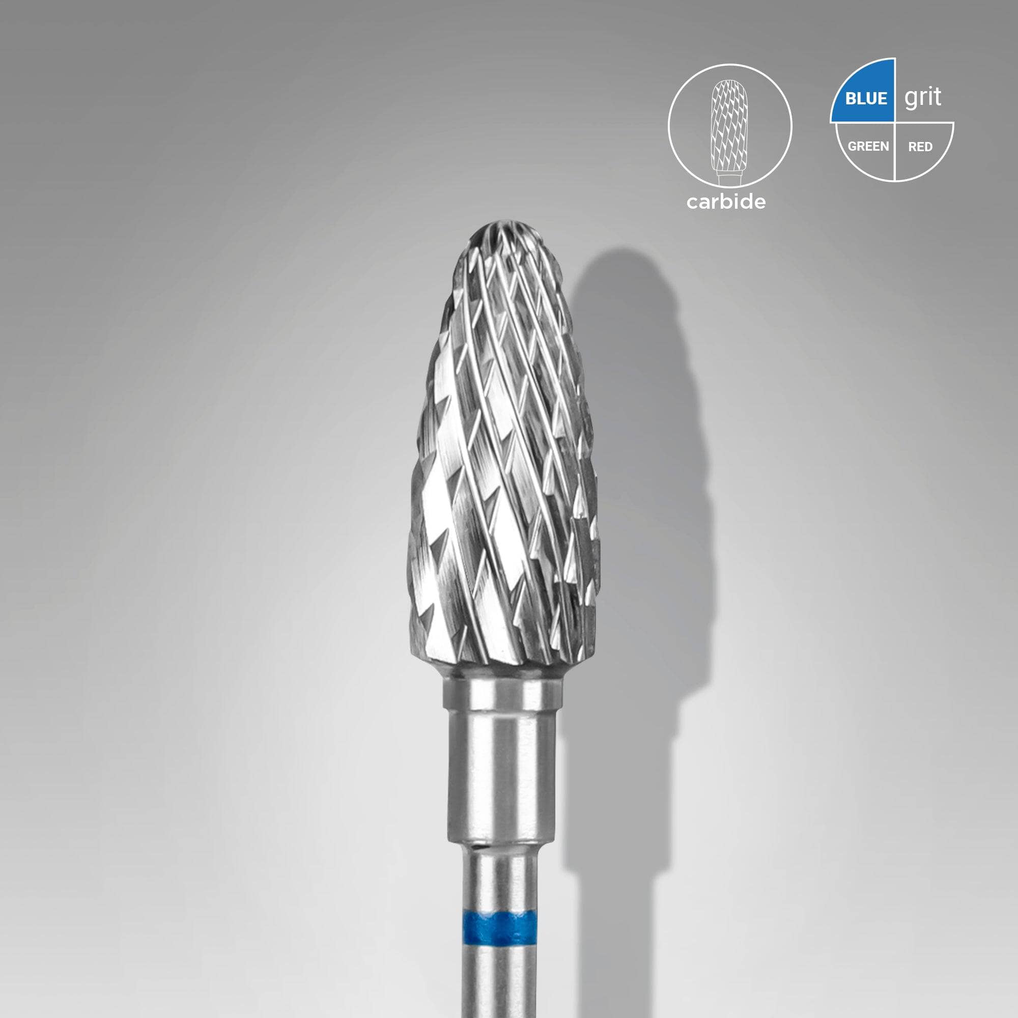 Staleks Carbide Professional Nail Drill Bit for Corn Removal - 6mm Blue - Perfect for Pedicures & Nail Salons
