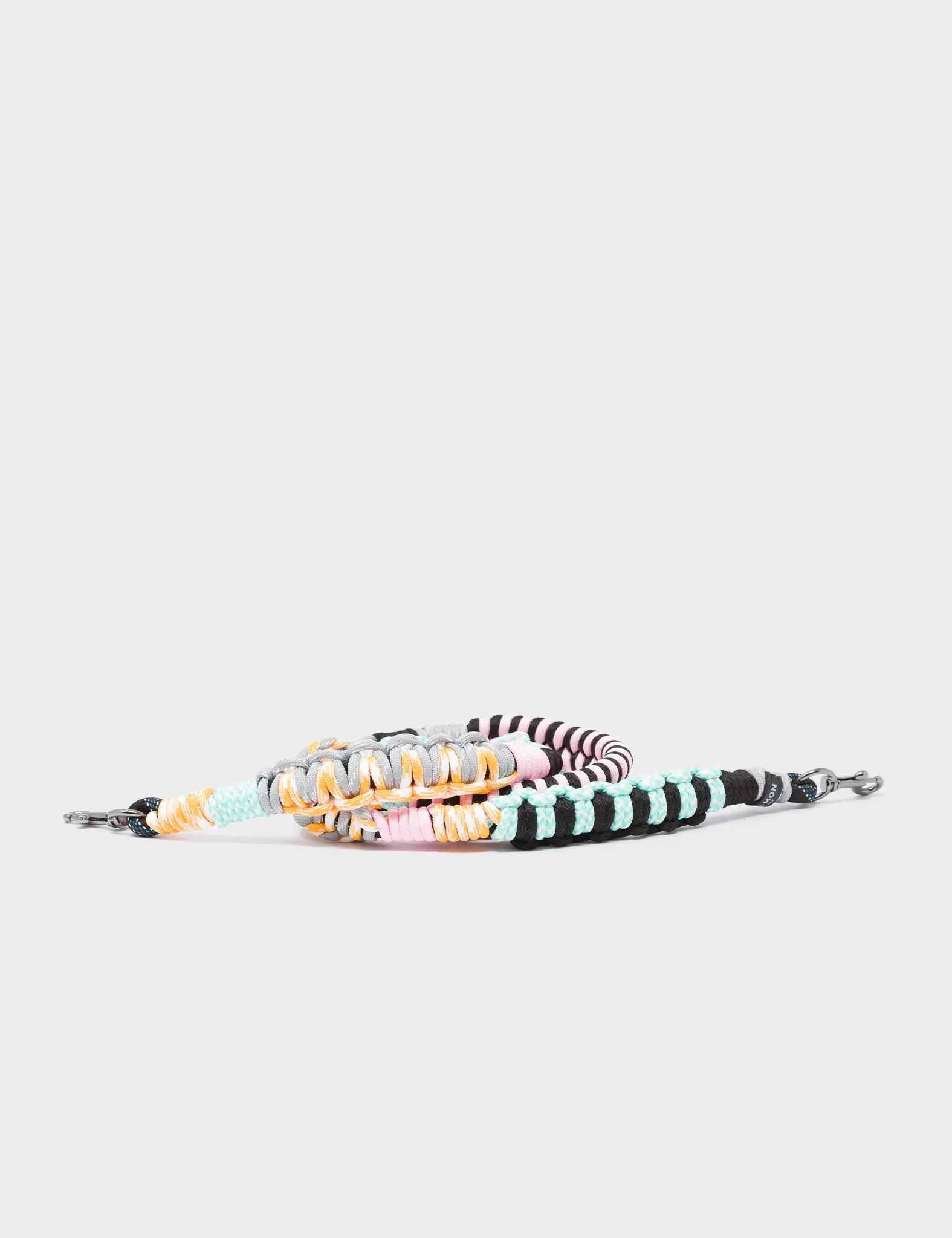 Detachable Shoulder Strap - Yellow, Mint & Gray Handwoven Paracord for Hiking, Travel & Outdoor Adventures