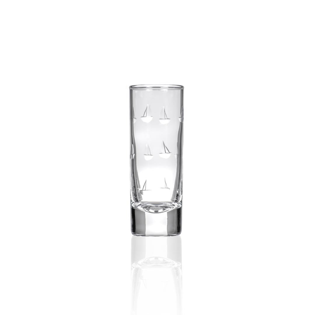 Premium 2.5oz Sailing-Themed Cordial Shot Glasses Set - 12 Pack | Perfect for Nautical Parties, Boat Gatherings & Home Bar Decor