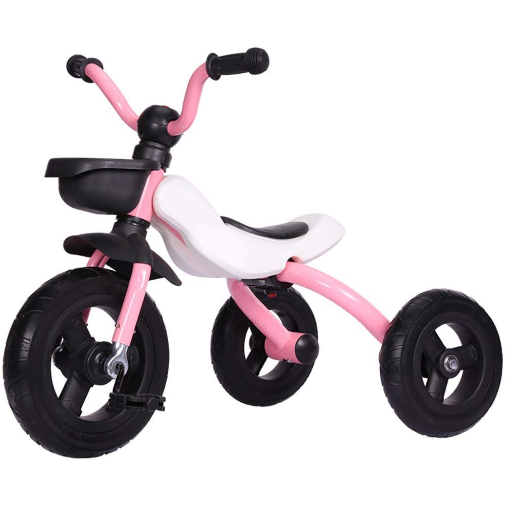 Moolo 2-in-1 Foldable Baby Tricycle & Balance Bike with Carry Bag - Lightweight Toddler Ride-On Toy for Boys & Girls Ages 2-4 (Pink) - Perfect for Outdoor Play, Park Rides & Learning Balance Skills