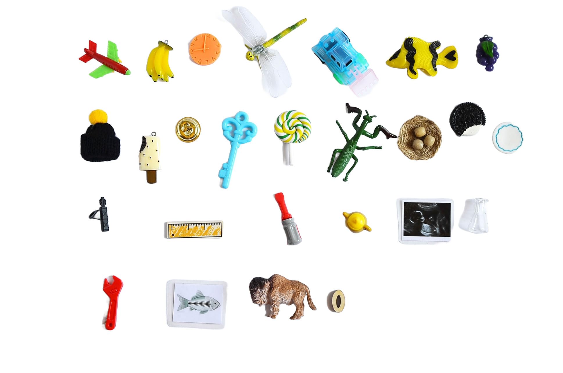 Montessori Alphabet Objects Set - 26 ABC Learning Toys for Kids, Airplane Theme | Perfect for Preschool Education, Homeschooling & Early Childhood Development