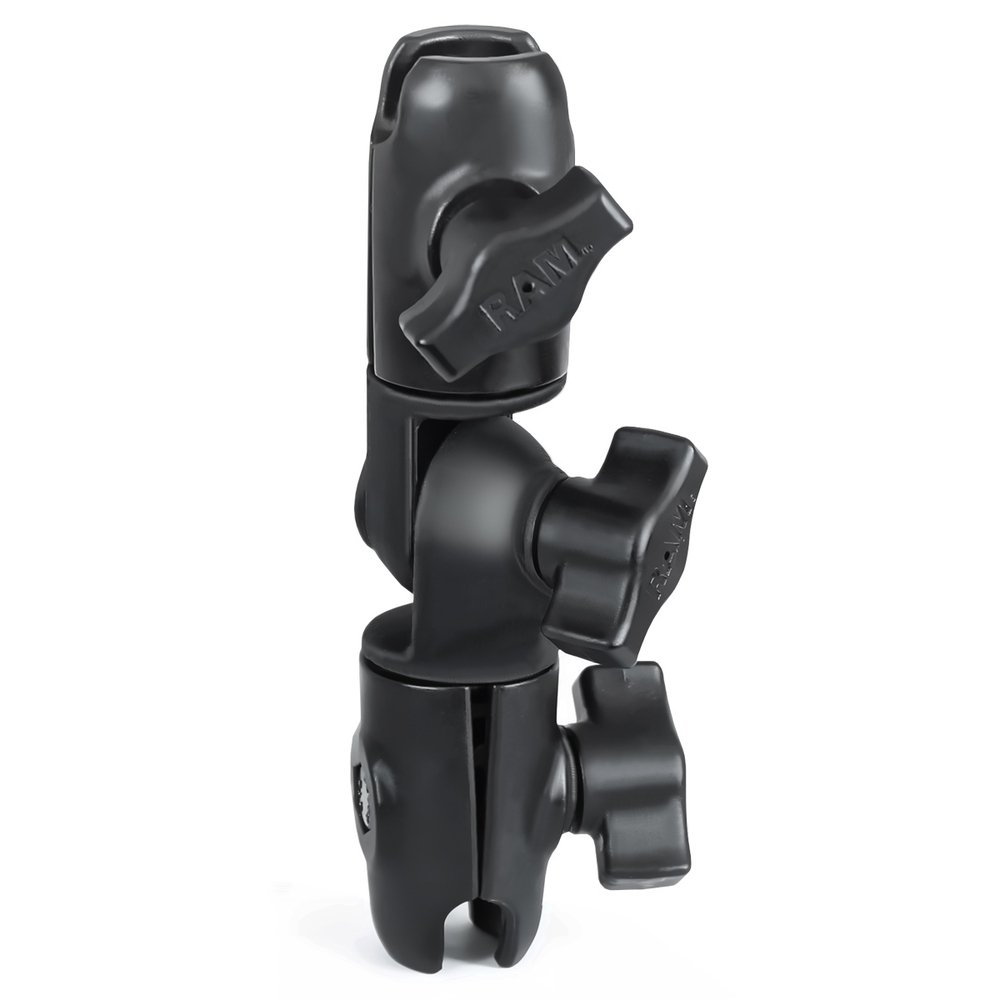 RAM Mounts RAP-B-200-2U 双插座旋转棘臂支架 兼容1英寸球头组件 车载设备固定解决方案