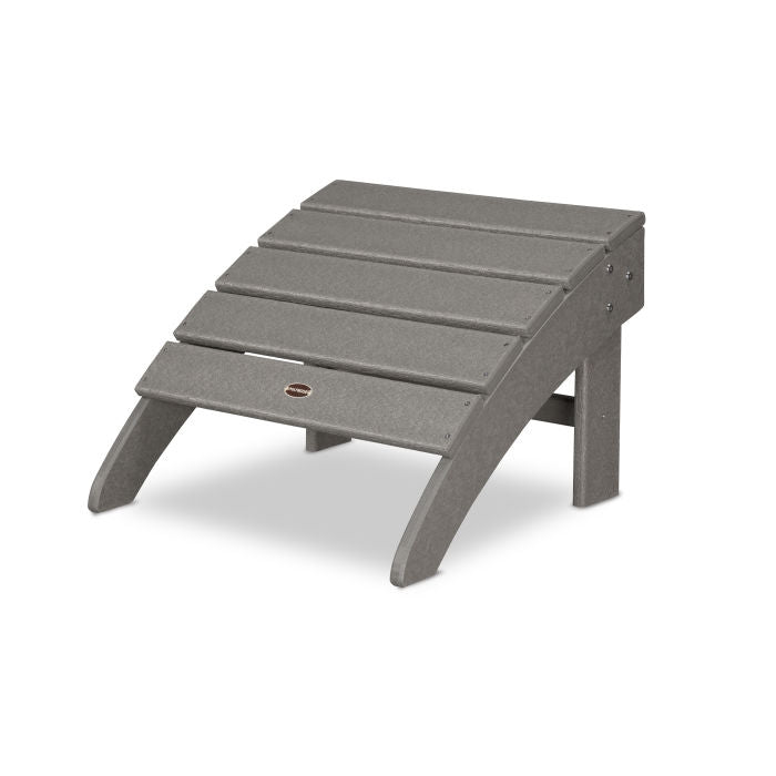 POLYWOOD Palm Coast Outdoor Ottoman - Weather-Resistant, Durable & Stylish - Perfect for Patio, Poolside, or Garden Relaxation