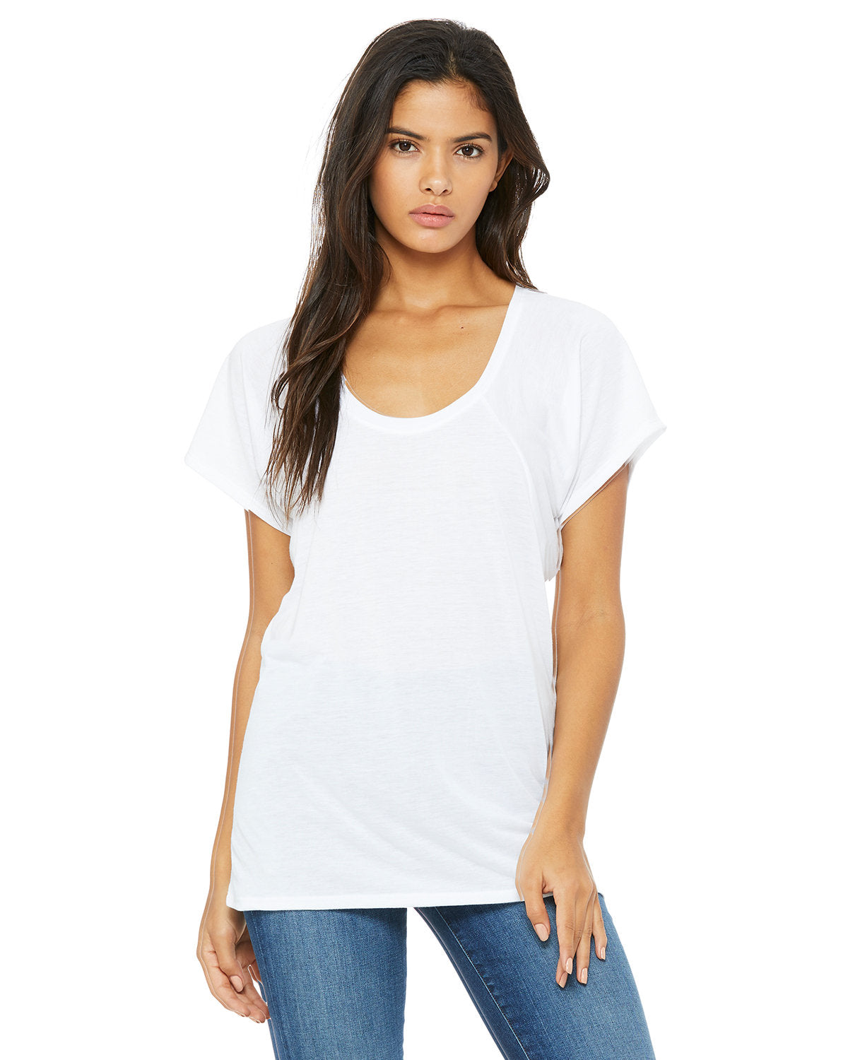 Bella + Canvas B8801 Women's Flowy Raglan T-Shirt - Soft & Comfortable Short Sleeve Tee for Casual Wear, Gym, Yoga & Everyday Outfits