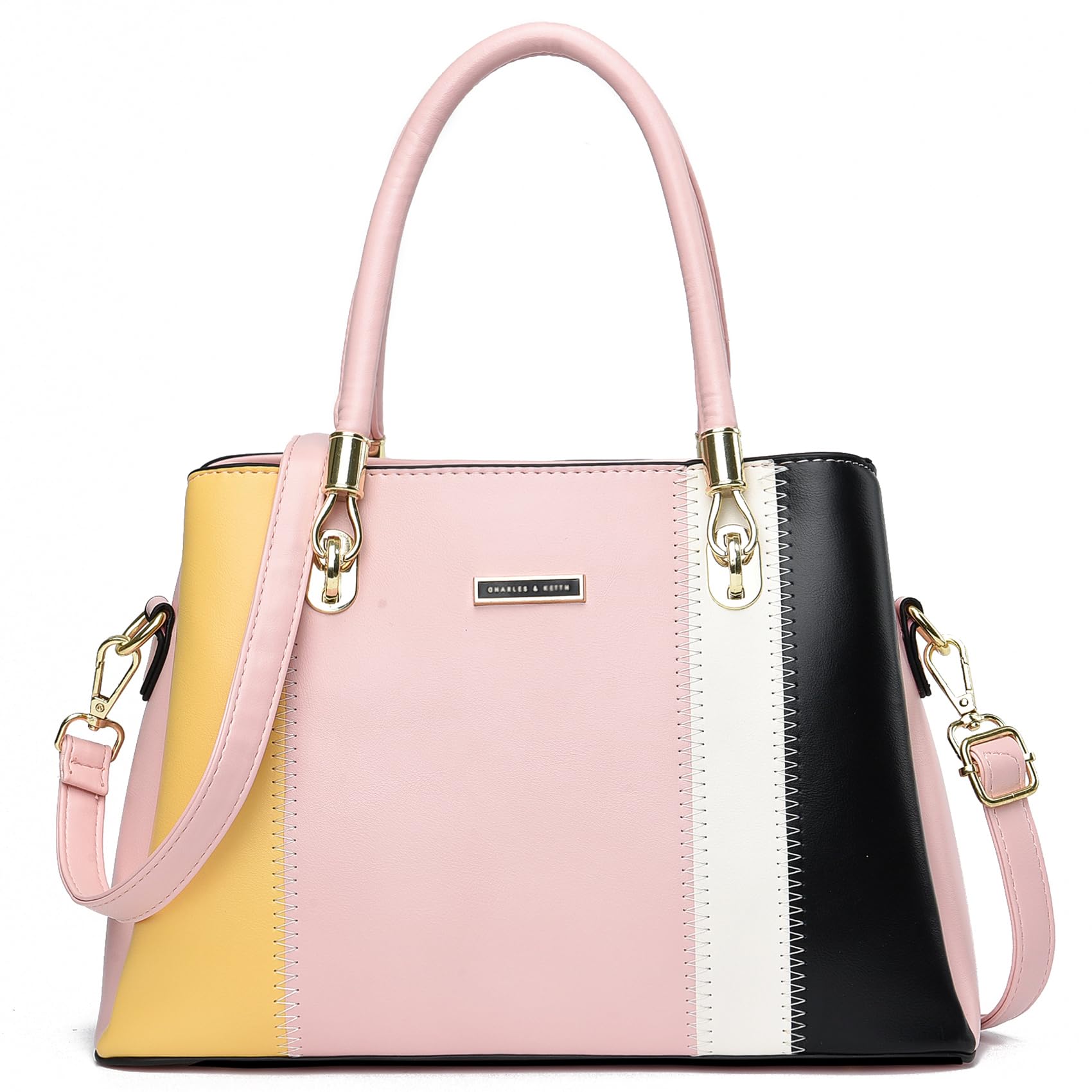 Women's Top Handle Satchel Shoulder Bag - Stylish Tote & Messenger Purse for Work & Travel
