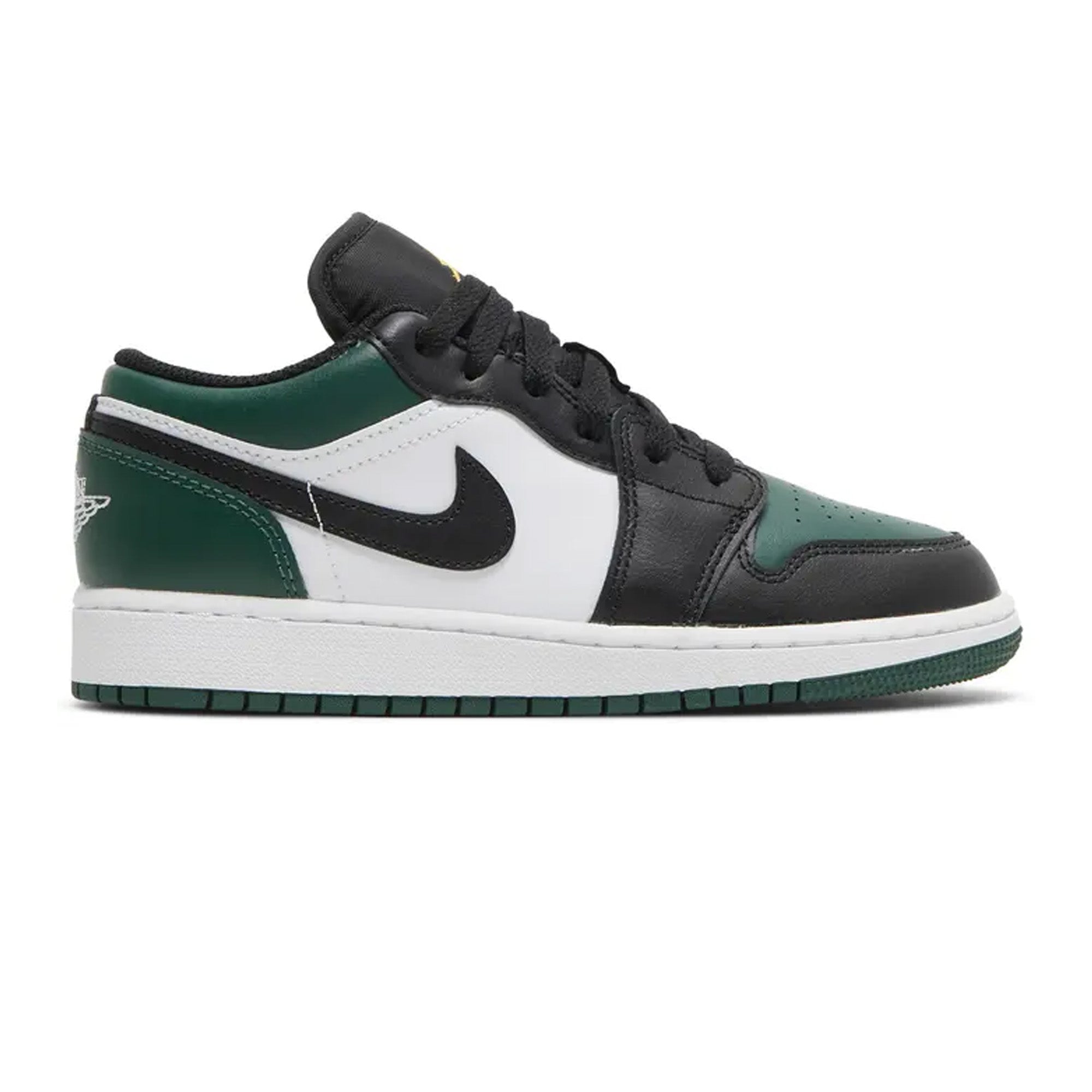 Air Jordan 1 Low 'Green Toe' GS Sneakers - Women's Basketball Shoes for Casual Wear & Street Style Fashion
