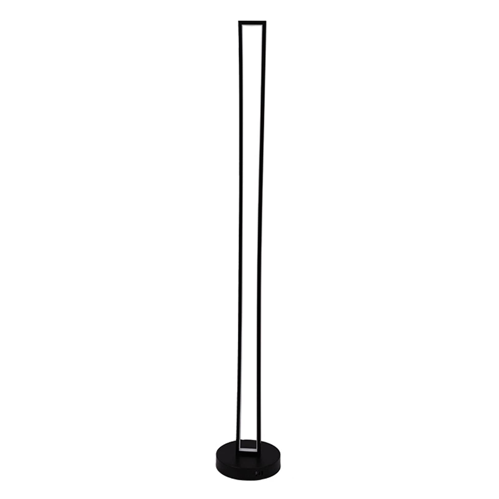 Modern LED Floor Lamp with Remote Control - Dimmable Square Corner Light for Living Room, Bedroom, Dining Room & Office - 40W Energy Efficient Reading Lamp for Cozy Ambiance & Task Lighting