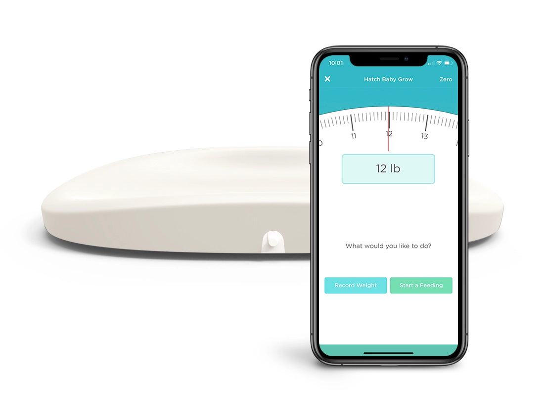 Hatch Smart Baby Changing Pad with Digital Scale - Accurate Weight Tracking for Newborns & Infants - Perfect for Nursery, Daycare & Home Use