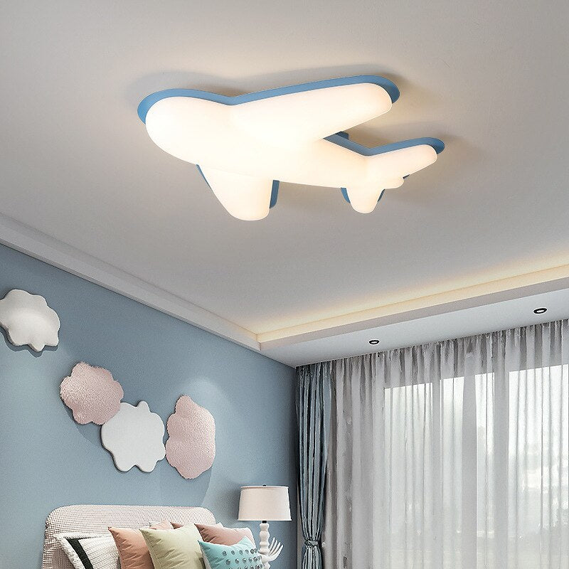 Unique and Stylish Airplane-Themed LED Light Fixture - Perfect for Kids Bedroom, Nursery Decor & Aviation Enthusiasts