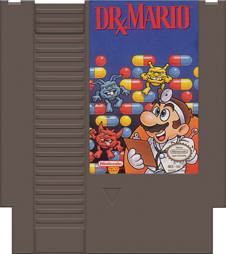 Original Dr. Mario NES Game Cartridge - Nintendo Entertainment System Classic Puzzle Game for Retro Gaming Enthusiasts | Perfect for Nostalgic Play & Collectors