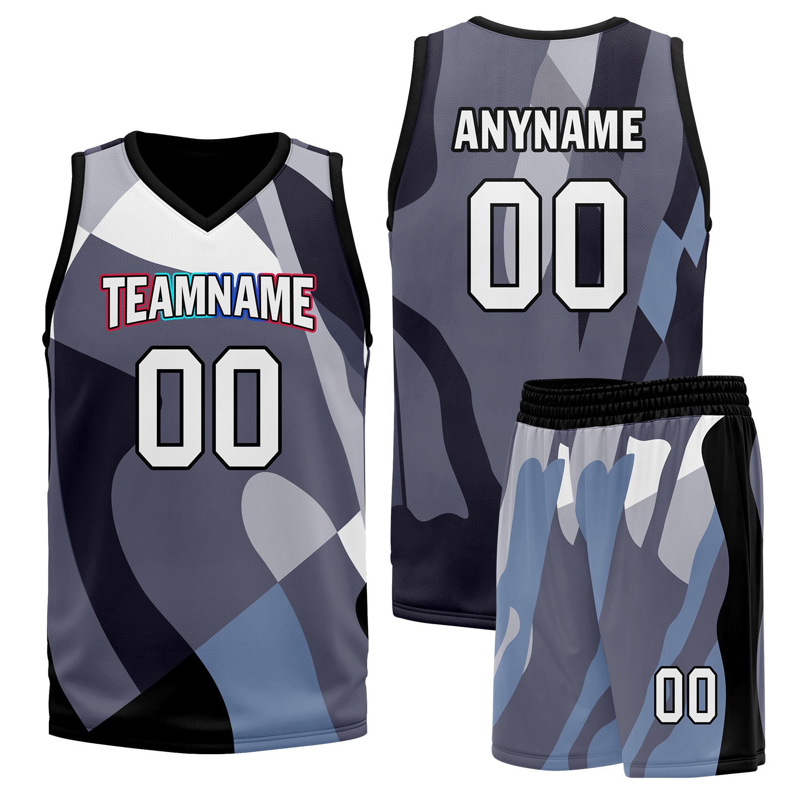 Custom Cyan Blue Camouflage City Edition Basketball Jersey - Personalized Sports Uniform BBJ01 D06101 for Team Games, Streetwear & Fan Collections