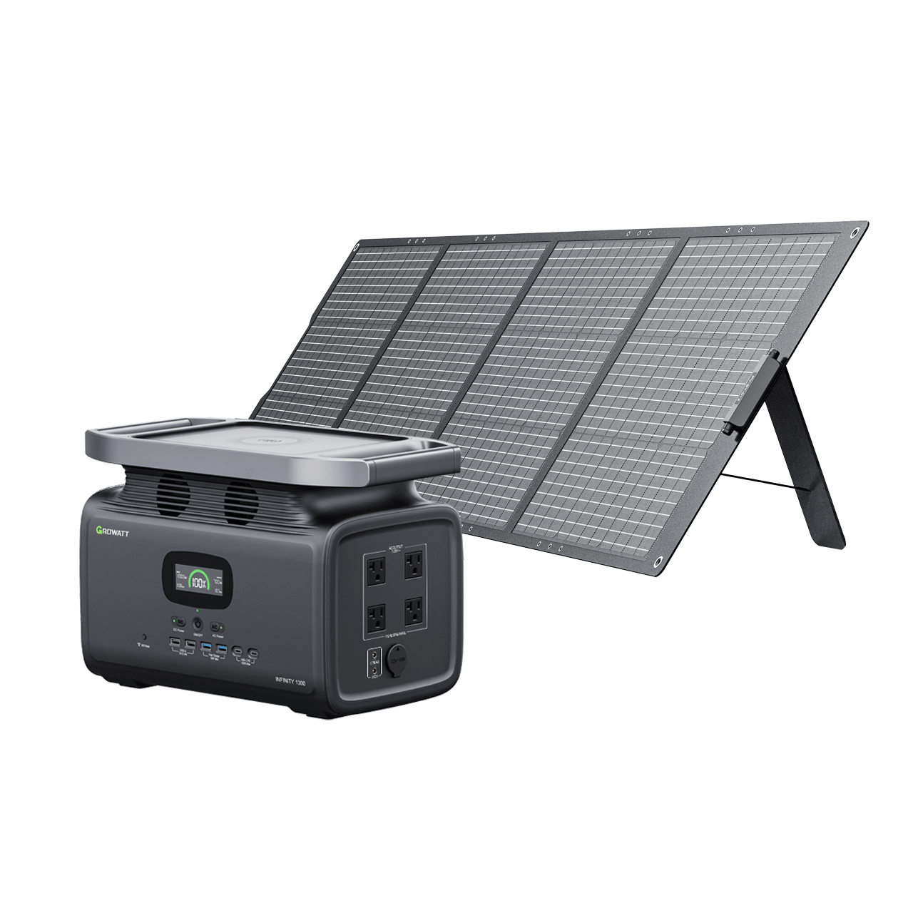 INFINITY 1300W + 200W Solar Panel Kit - High Efficiency Portable Solar Power System for Camping, RV & Off-Grid Living