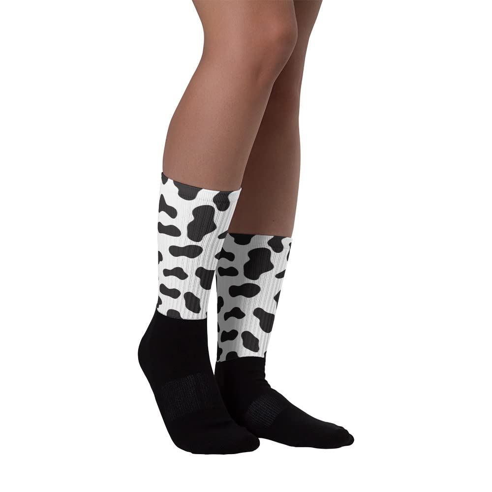 Funny Cow Print Socks for Women & Men - Soft & Comfortable Novelty Animal Socks - Perfect for Gifts, Costumes, and Everyday Wear