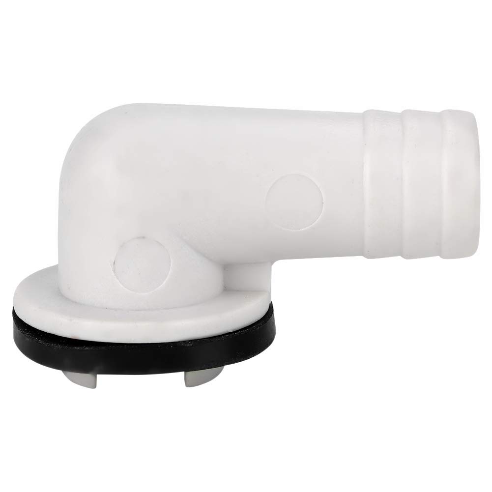 EVTSCAN 90 Degree Air Conditioner Drain Outlet Connector - AC Drain Pipe Fitting for Efficient Condensate Removal - Perfect for HVAC Maintenance & Home Cooling Systems