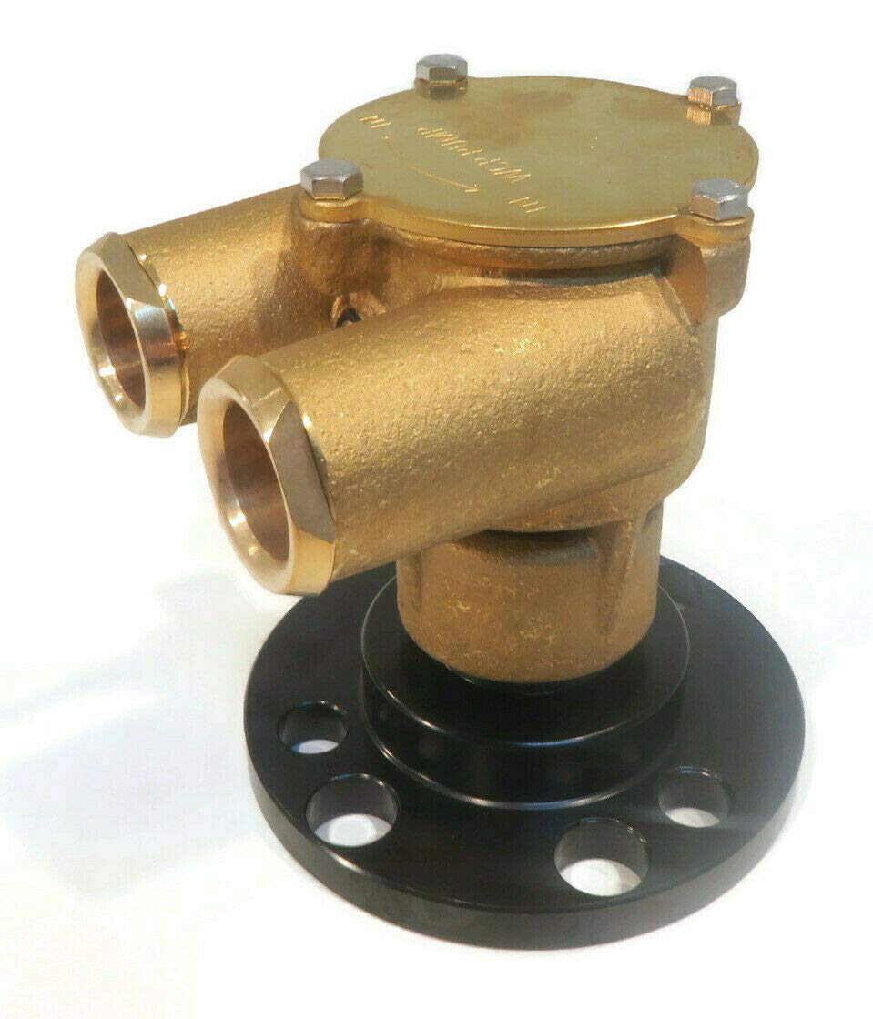 Volvo Penta Sea Water Pump Impeller Assembly - Replacement for Models 876120, 855724, 856531, 834792 | Marine Engine Cooling System Part for Boats & Yachts