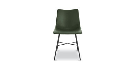 Paxton Modern Dining Chair - Sturdy Wooden Kitchen Chairs Set of 2, Comfortable Upholstered Seat - Perfect for Dining Room, Kitchen, Breakfast Nook & Small Spaces
