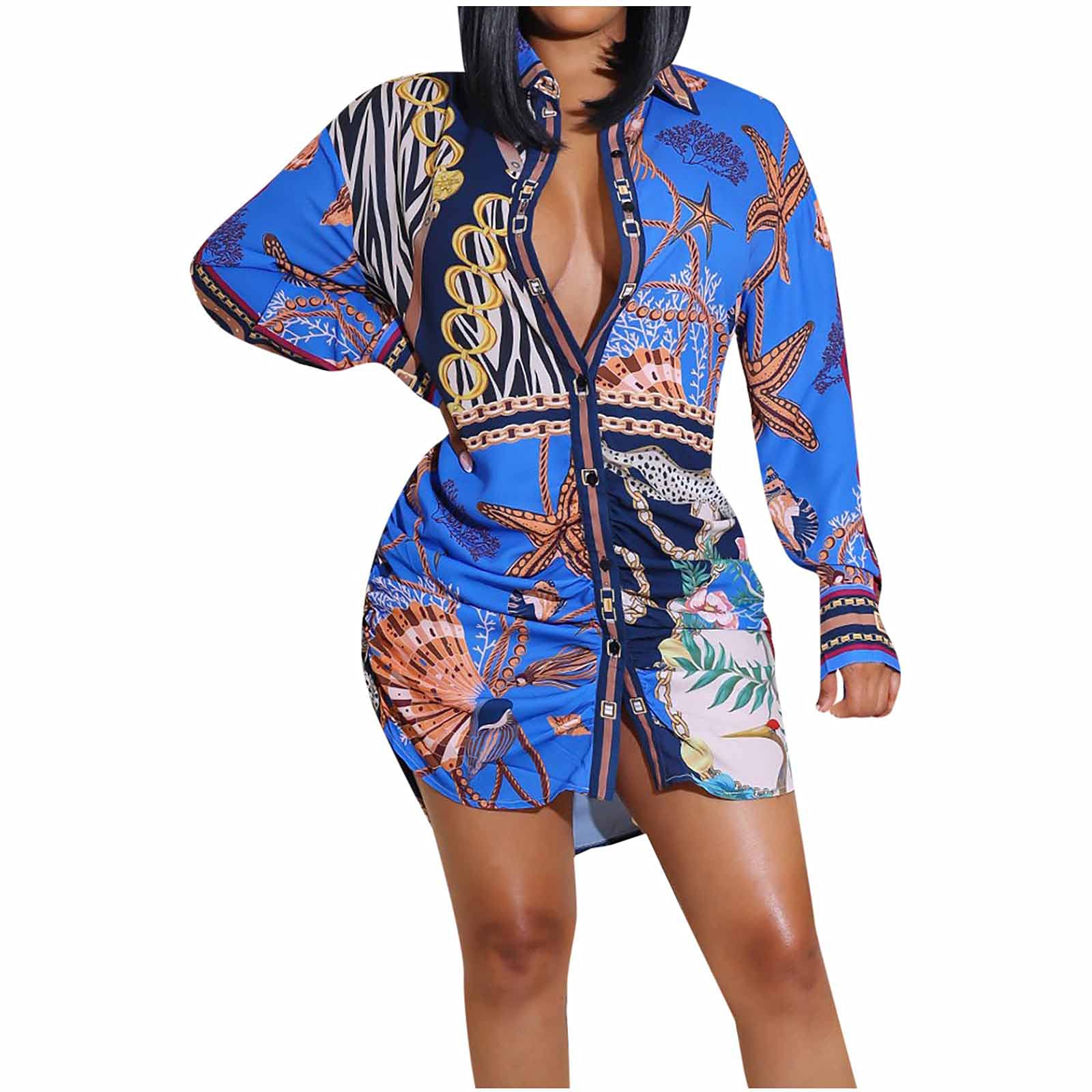 Women's Floral Summer Dresses 2023 - Hawaiian Beach Sundresses, Casual Boho Chic Outfits for Vacation, Pool Party & Tropical Getaways