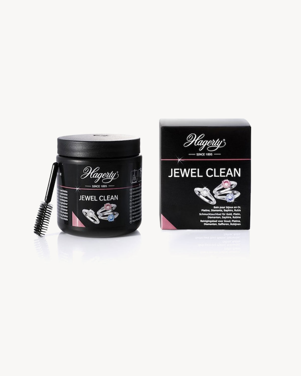 Hagerty Jewel Clean - Premium Jewelry Cleaner & Polishing Solution for Rings, Necklaces & Watches - Safe for Gold, Silver & Diamonds - Perfect for Home & Professional Jewelry Care