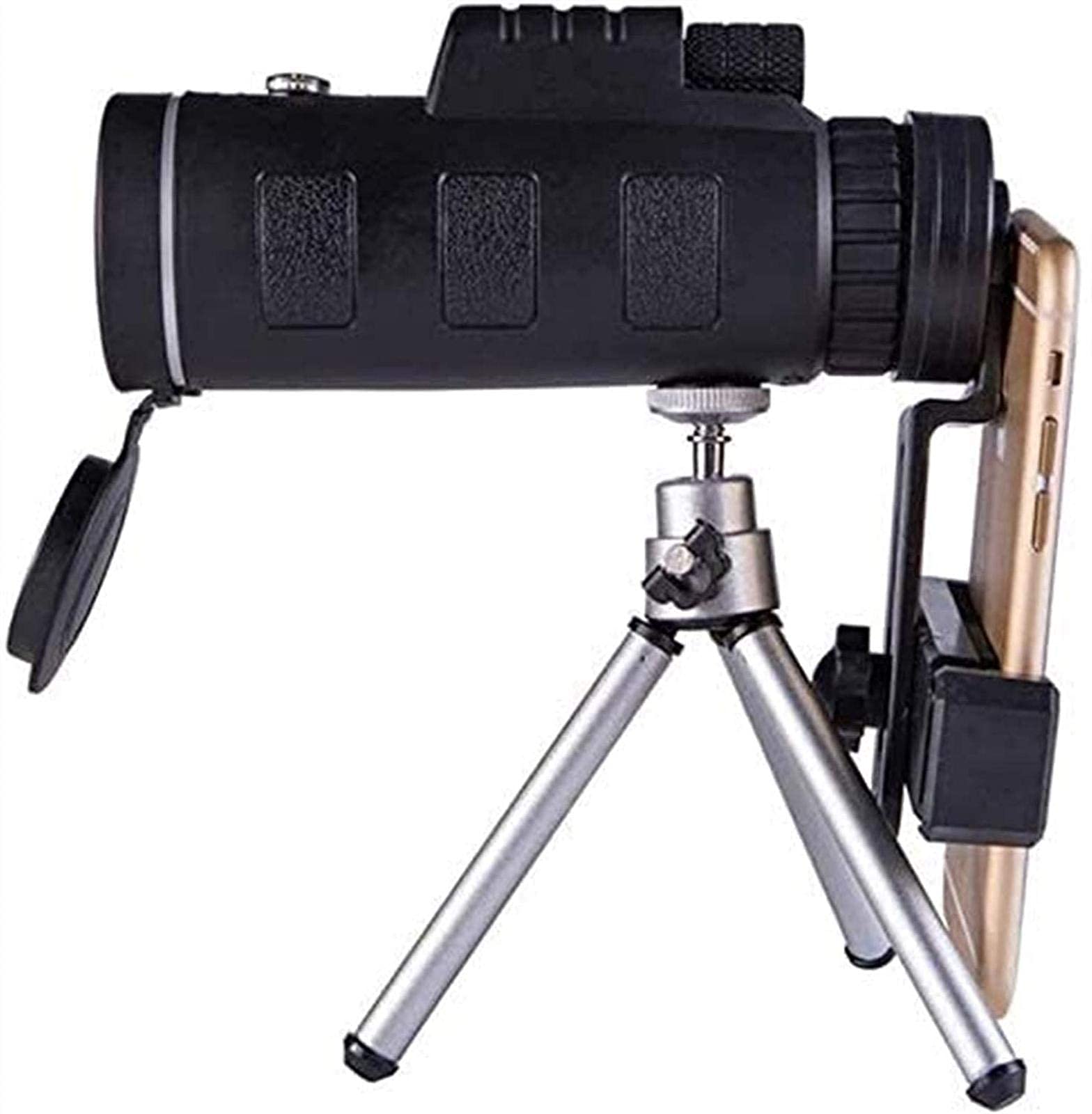 40x60 HD Waterproof Portable Monocular Telescope with Phone Adapter & Tripod - High Power Zoom for Bird Watching, Hunting, Stargazing & Outdoor Adventures - Perfect Gift for Kids & Adults