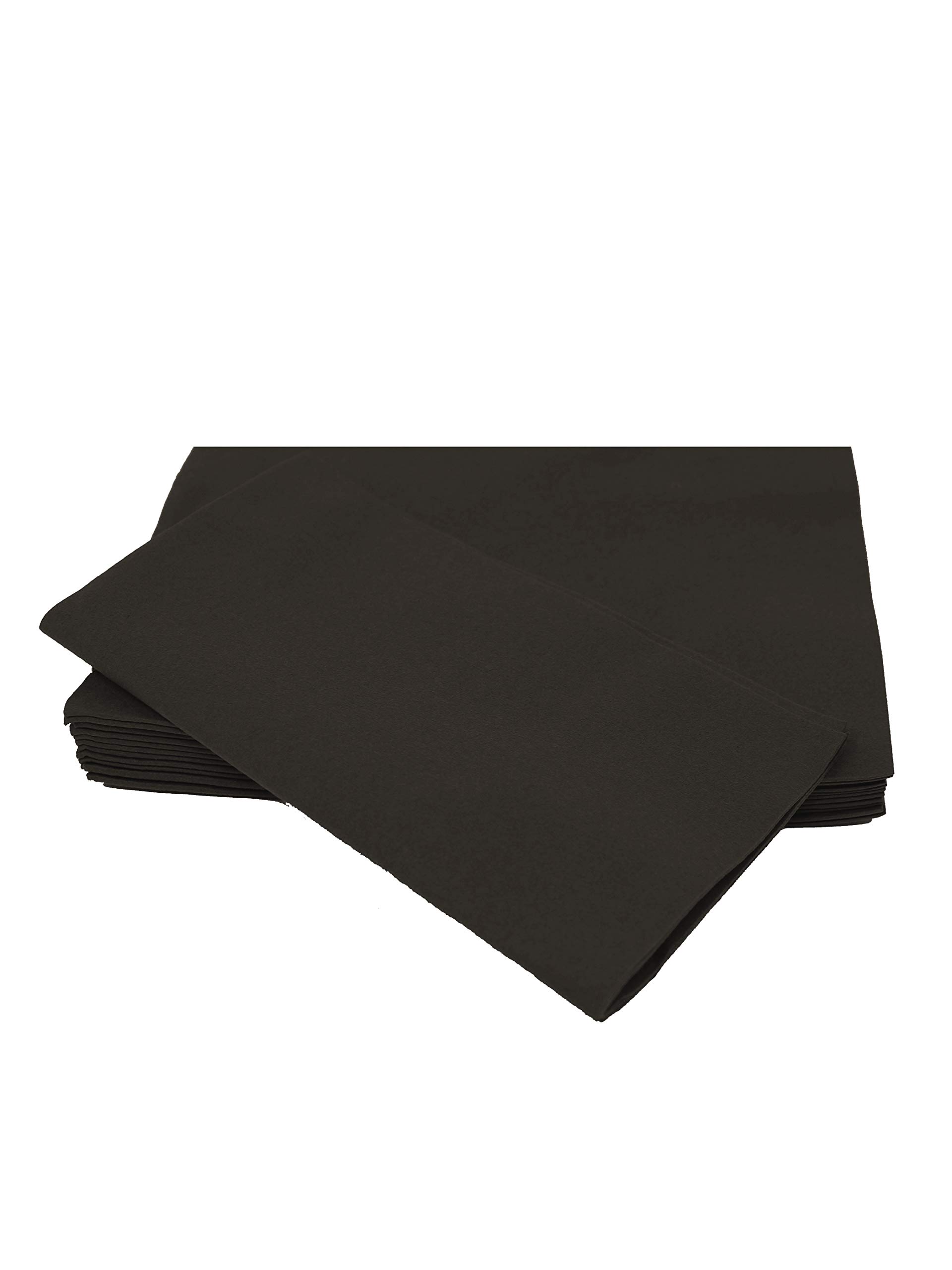 Elina Home 16x16 Inch Decorative Disposable Linen-Like Paper Napkins for Dinner, Cocktail, Wedding & Party - Brown (Pack of 100) | Elegant & Eco-Friendly Table Setting for Special Occasions