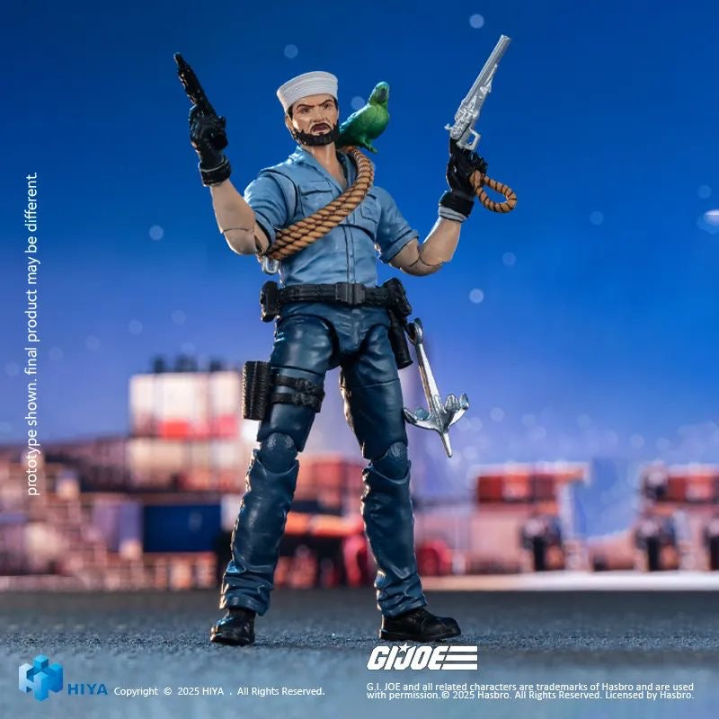 Pre Order 1/18 Scale Hiya 4-Inch G.I. Joe Shipwreck Action Figure - Collectible Military Toy for Display & Play | Perfect for Fans, Collectors & Diorama Scenes