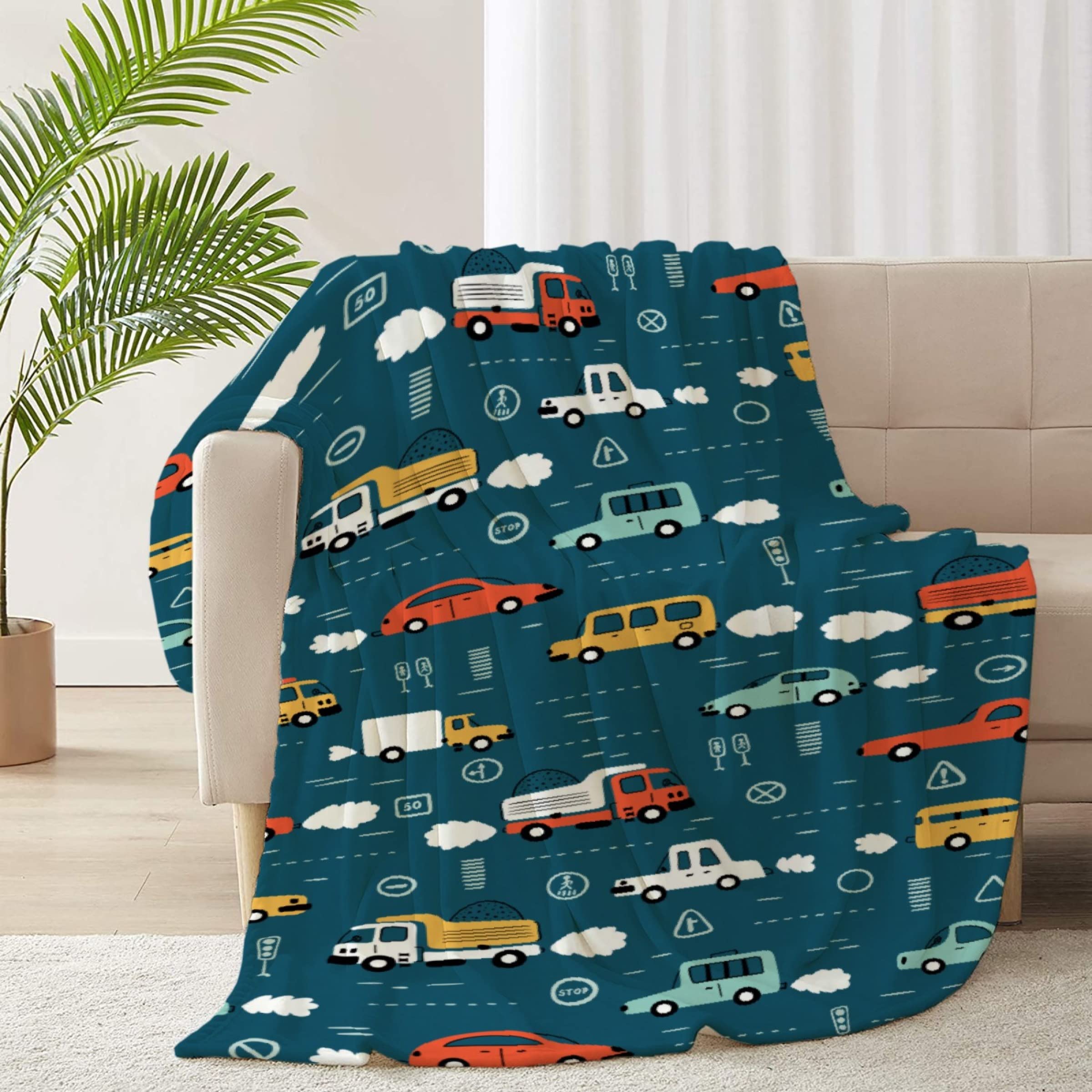 RICKYOUNG Fleece Flannel Lightweight Blanket - 120