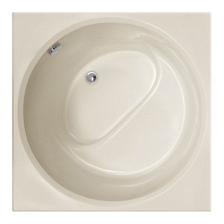 Premium Air Tub Designer Collection - Fuji Drop-In Biscuit Rectangle/Round 6-Jet Gelcoat Bathtub (40