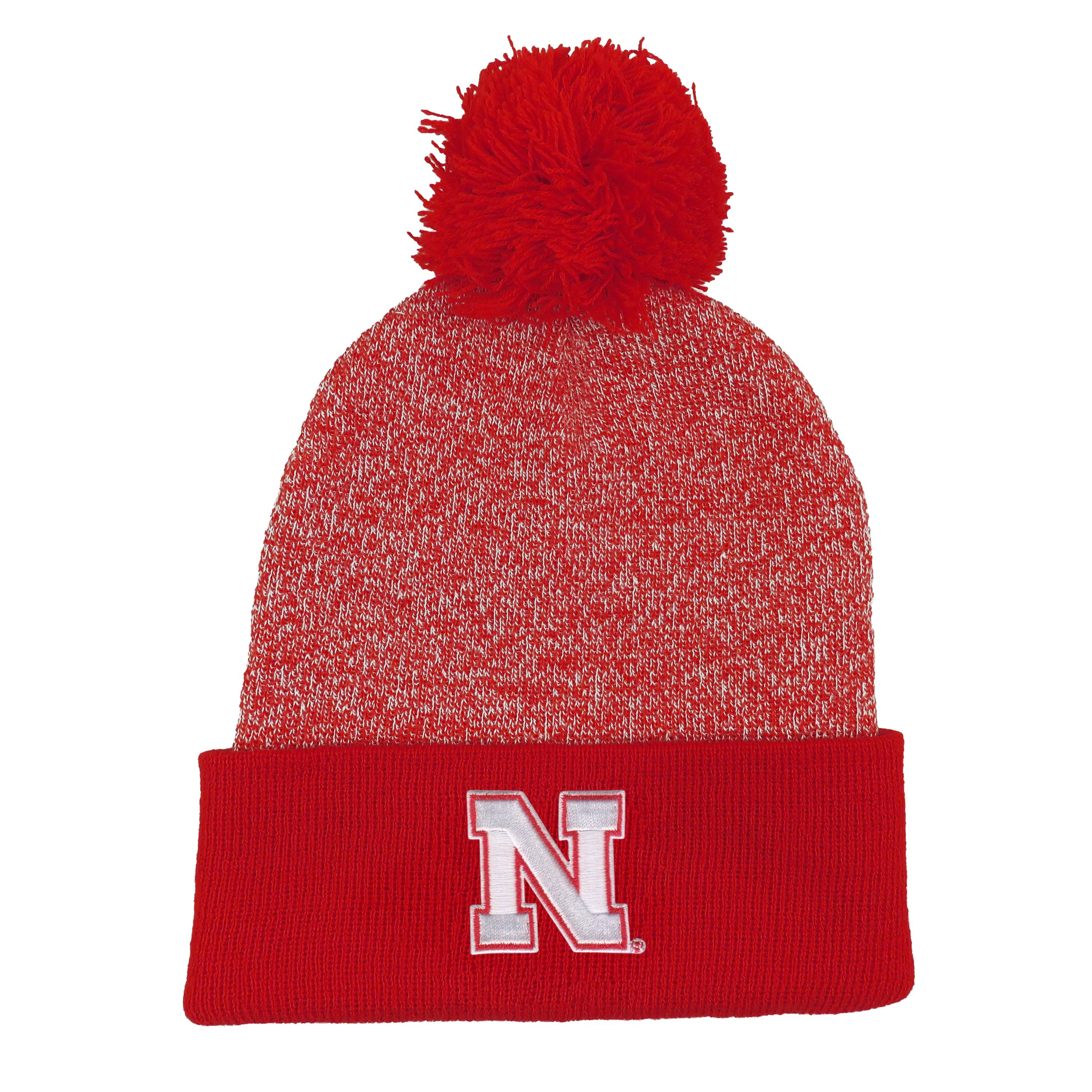 Nebraska Huskers Rooney Beanie for Men - Warm Winter Knit Hat with Team Logo - Perfect for Football Games & Outdoor Activities