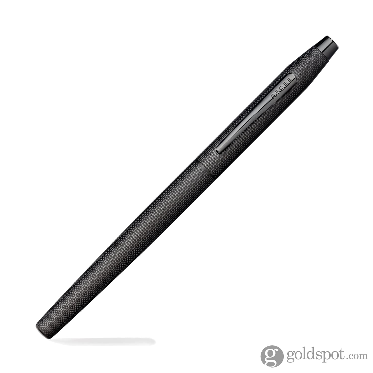 Premium Cross Classic Century Fountain Pen - Brushed Black PVD Finish with Diamond Engraving | Luxury Writing Instrument for Business, Gifting & Calligraphy