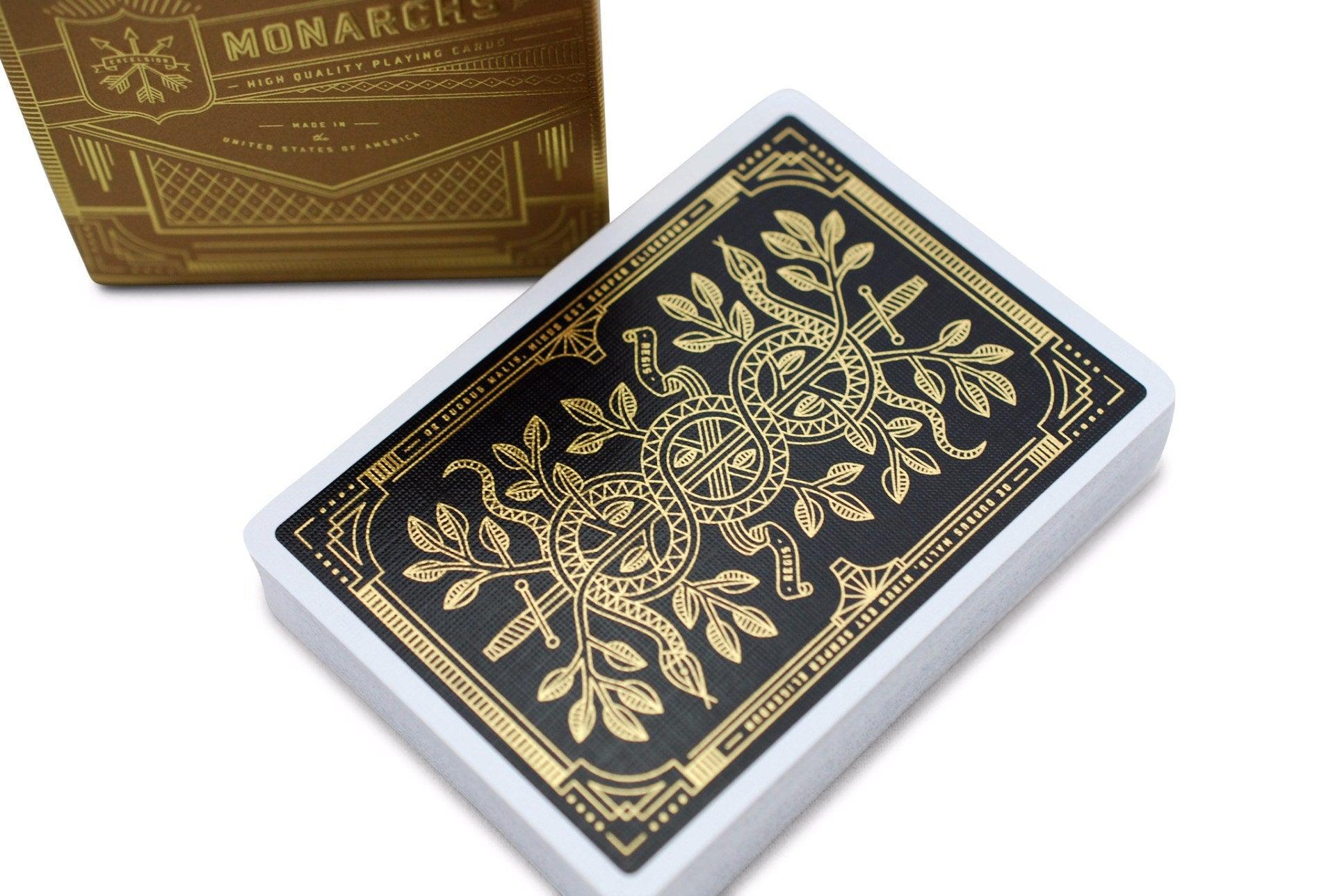 24K Gold Monarch Playing Cards - Premium Luxury Poker Deck for Collectors & Card Games - Perfect for Magic Tricks, Poker Nights & Gifts