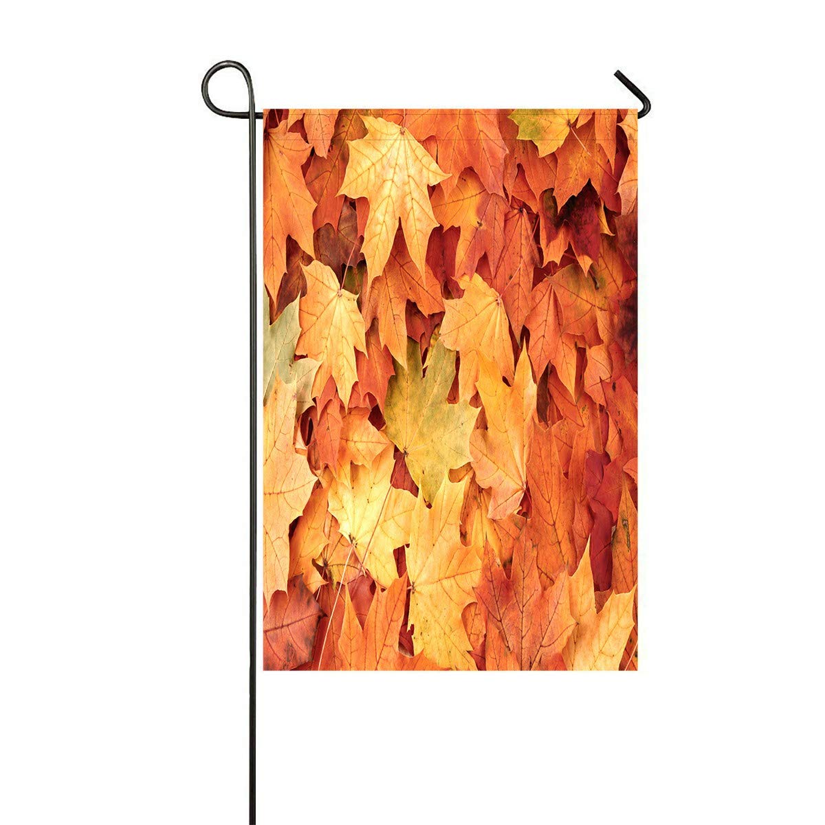ECZJNT Maple Leaves Garden Flag 12x18 Inch - Fall Themed Outdoor Decorative Flag for Home, Yard, Party & Seasonal Decor - Perfect for Autumn, Thanksgiving & Halloween Decorations