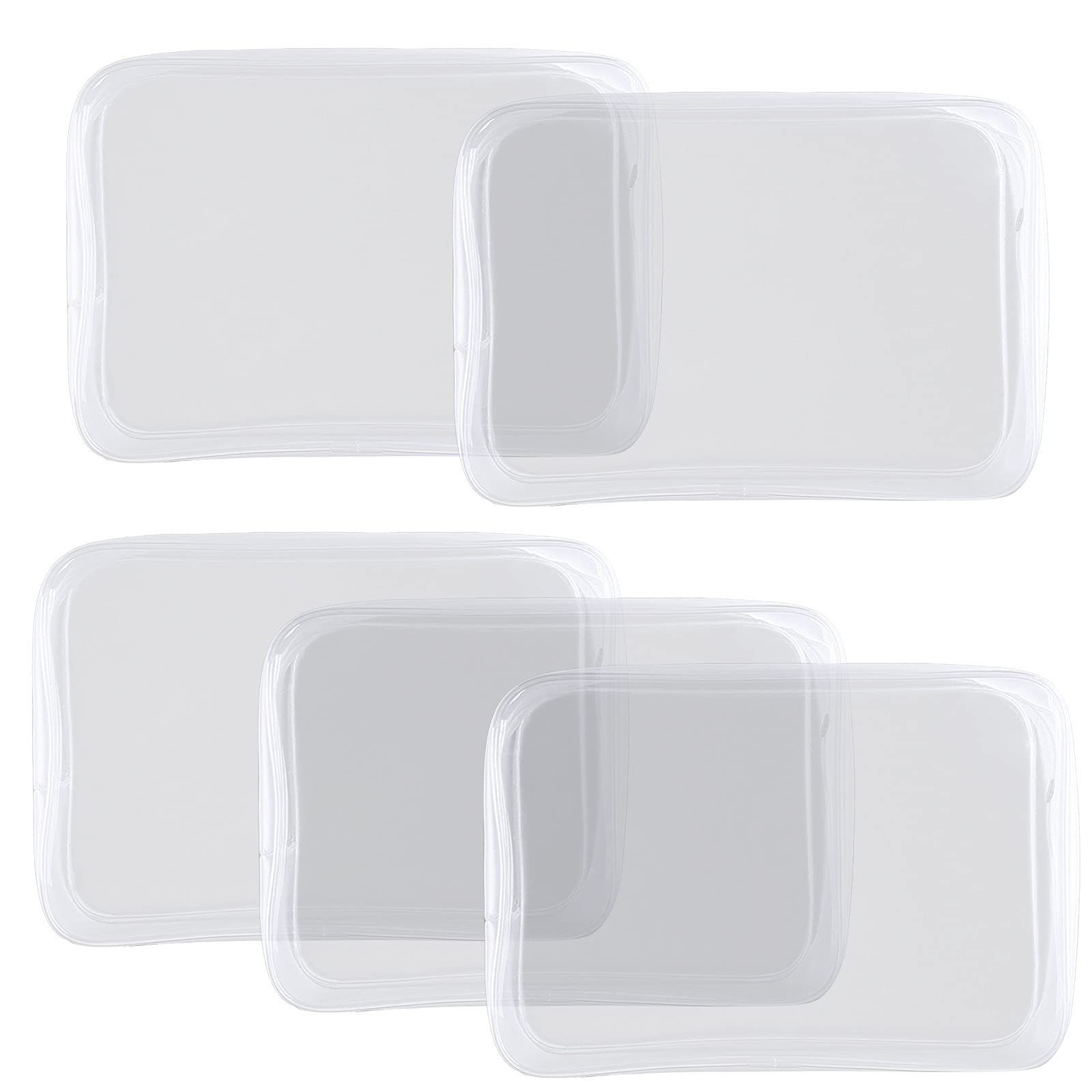Lockable Large Waterproof Makeup Organizer Bag - Clear Transparent Travel Cosmetic Case with Zipper, Portable Toiletry Storage | Perfect for Travel, Gym, Home & Professional Makeup Artists