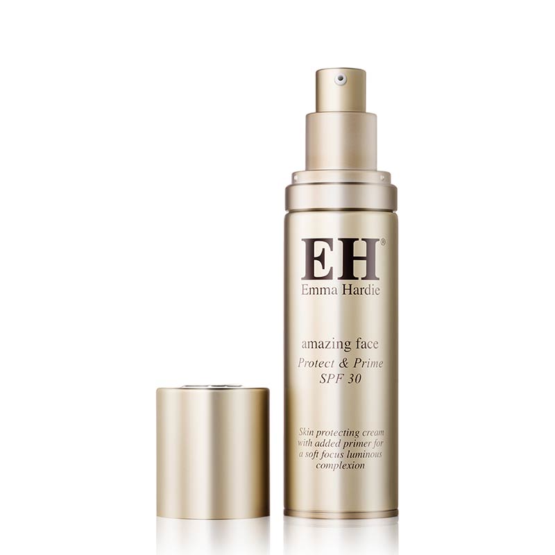 Emma Hardie Amazing Face Protect & Prime SPF 30 Moisturizing Sunscreen - Daily Anti-Aging Primer for Flawless Makeup Application | Perfect for Work, Travel & Outdoor Activities