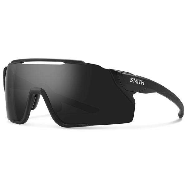 Attack MTB Matte Black/ChromaPop Black Sunglasses - Polarized Cycling Glasses for Mountain Biking, Running & Outdoor Sports