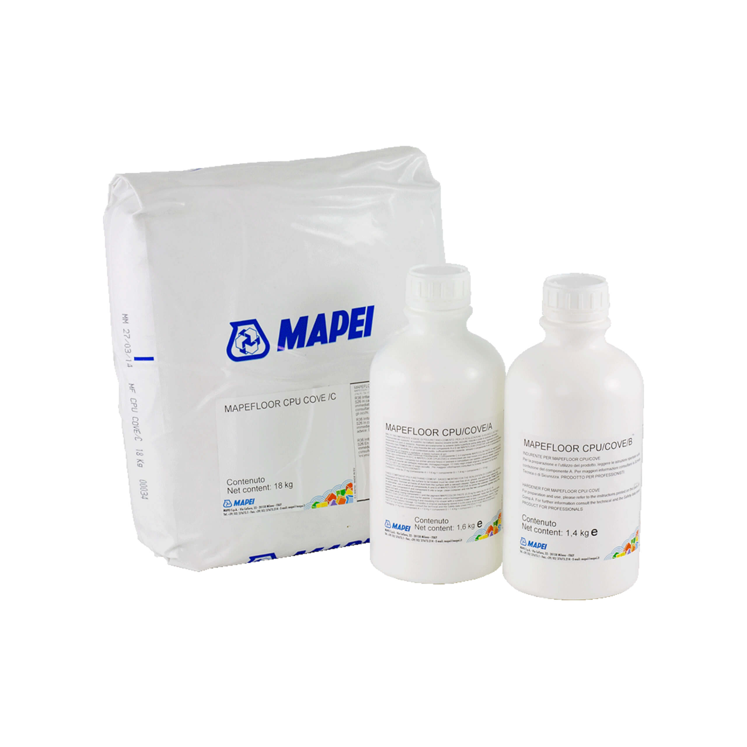 Mapei Mapefloor CPU/Cove Base Self-Leveling Underlayment for Floors - Perfect for Residential & Commercial Use, DIY Projects, and Professional Installations