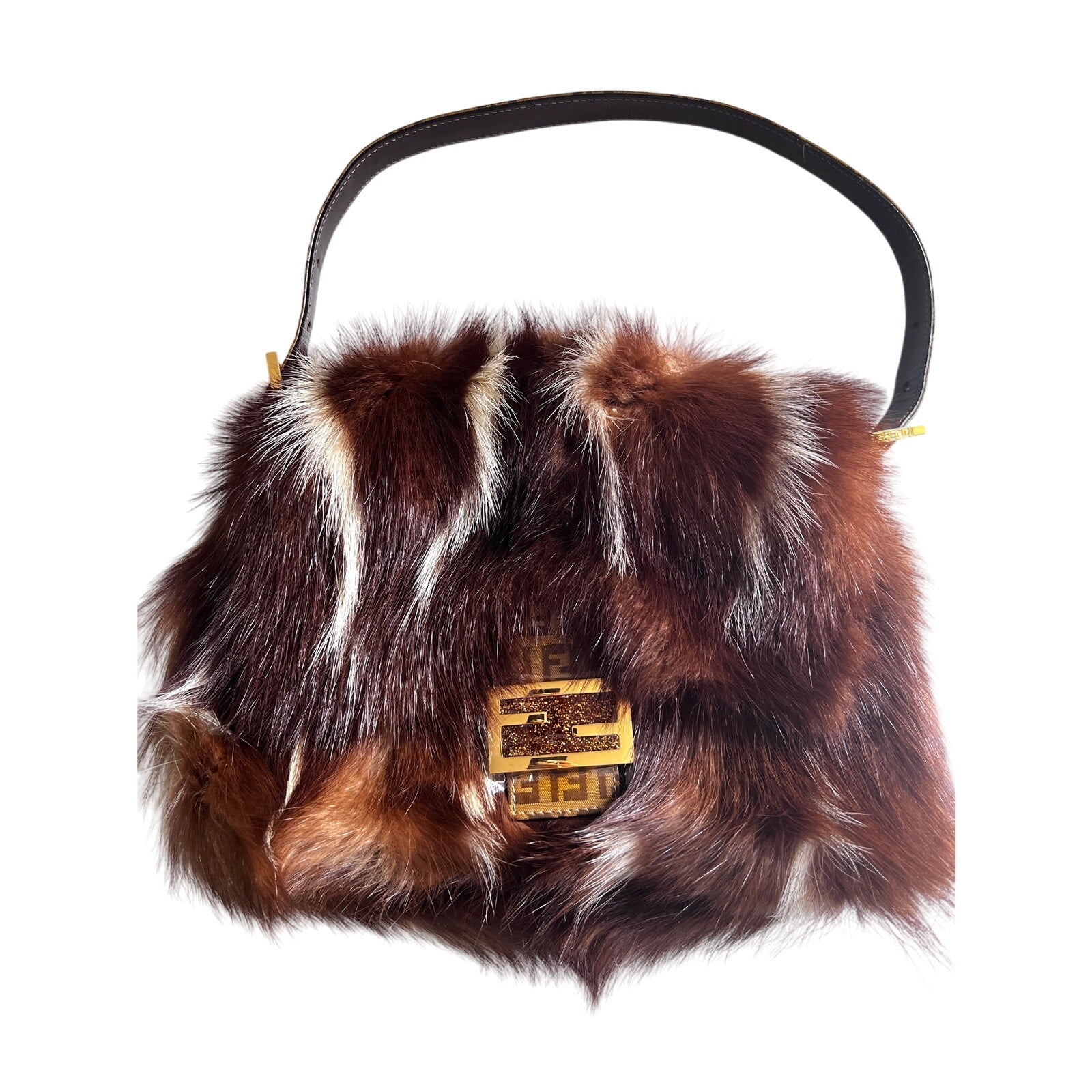 Fendi Skunk Mamma Size Baguette Bag - Luxury Designer Handbag for Women, Perfect for Parties, Date Nights & Special Occasions