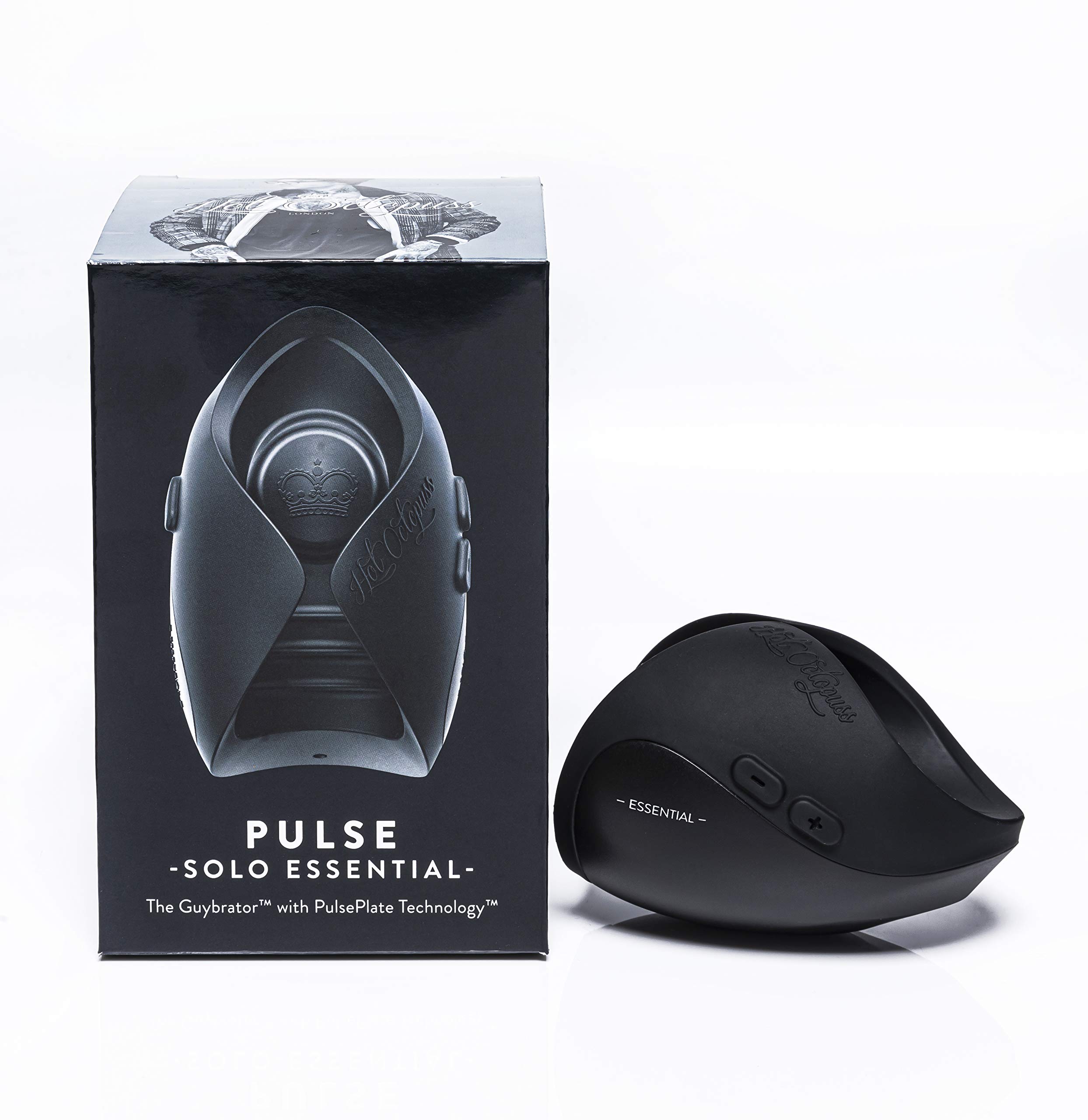 Hot Octopuss Pulse Solo Essential Powerful Vibrating Sleeve & Male Masturbator - 9 Speeds, 6 Vibration Modes, USB Rechargeable, 100% Waterproof - Perfect for Intense Solo Pleasure & Therapeutic Massage at Home or Travel