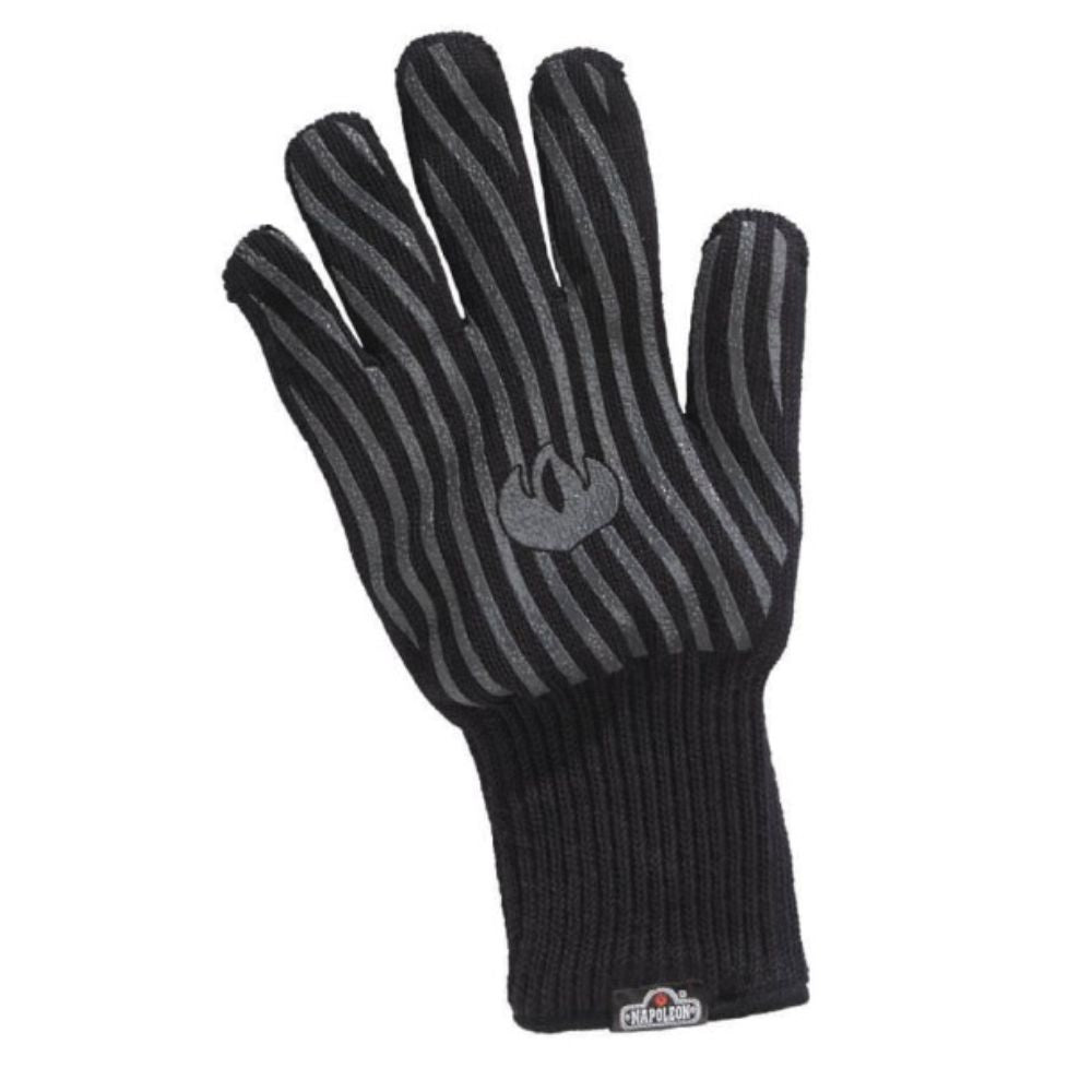 Napoleon 62145 Heat Resistant BBQ Gloves - Extra Long Oven Mitts for Grilling, Smoking & Cooking - 932°F Protection for Outdoor & Indoor Kitchen Use