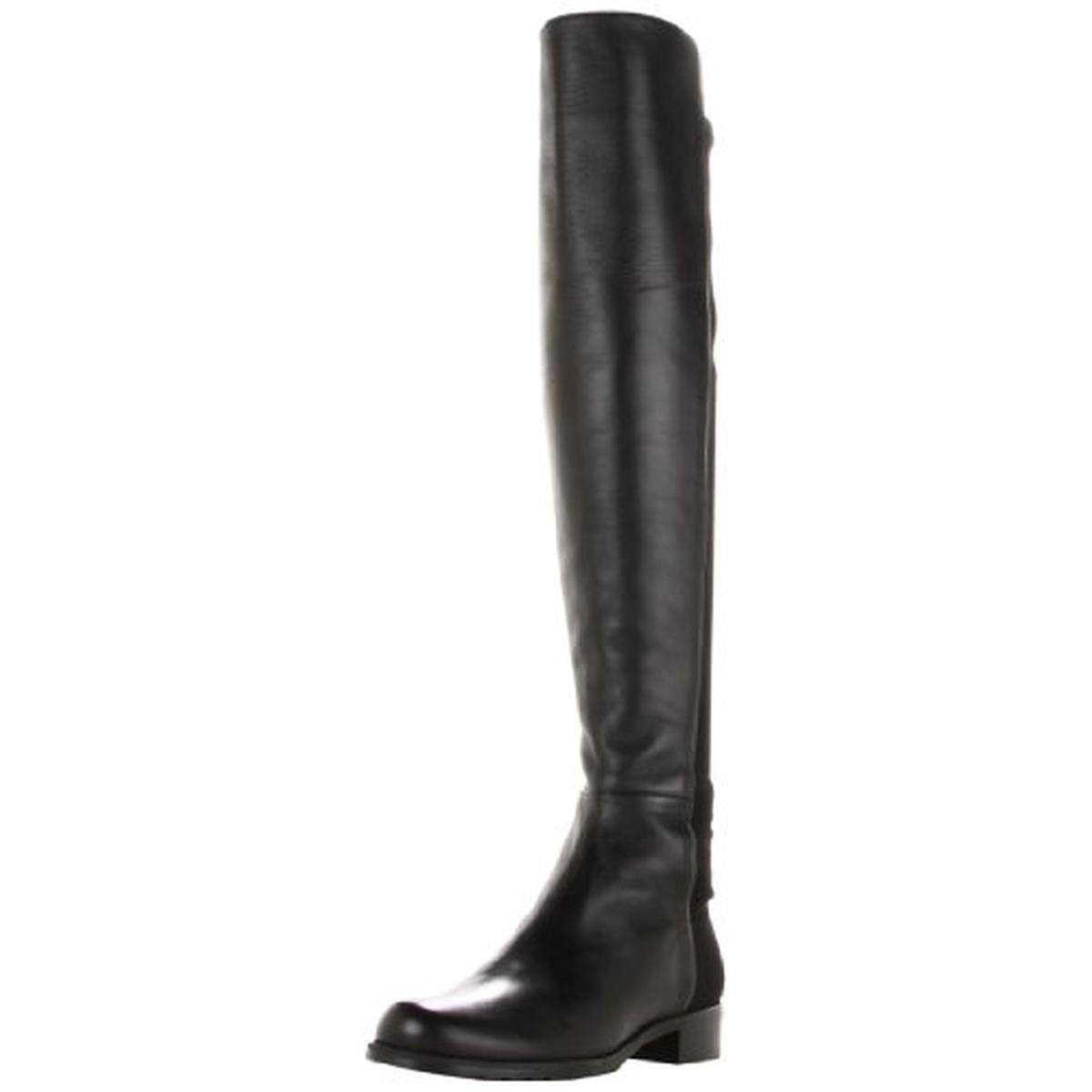Stuart Weitzman Women's 5050 Lift Boots - Knee High Leather Boots with Heel for Women | Fashionable & Comfortable Winter Boots for Office, Party & Daily Wear