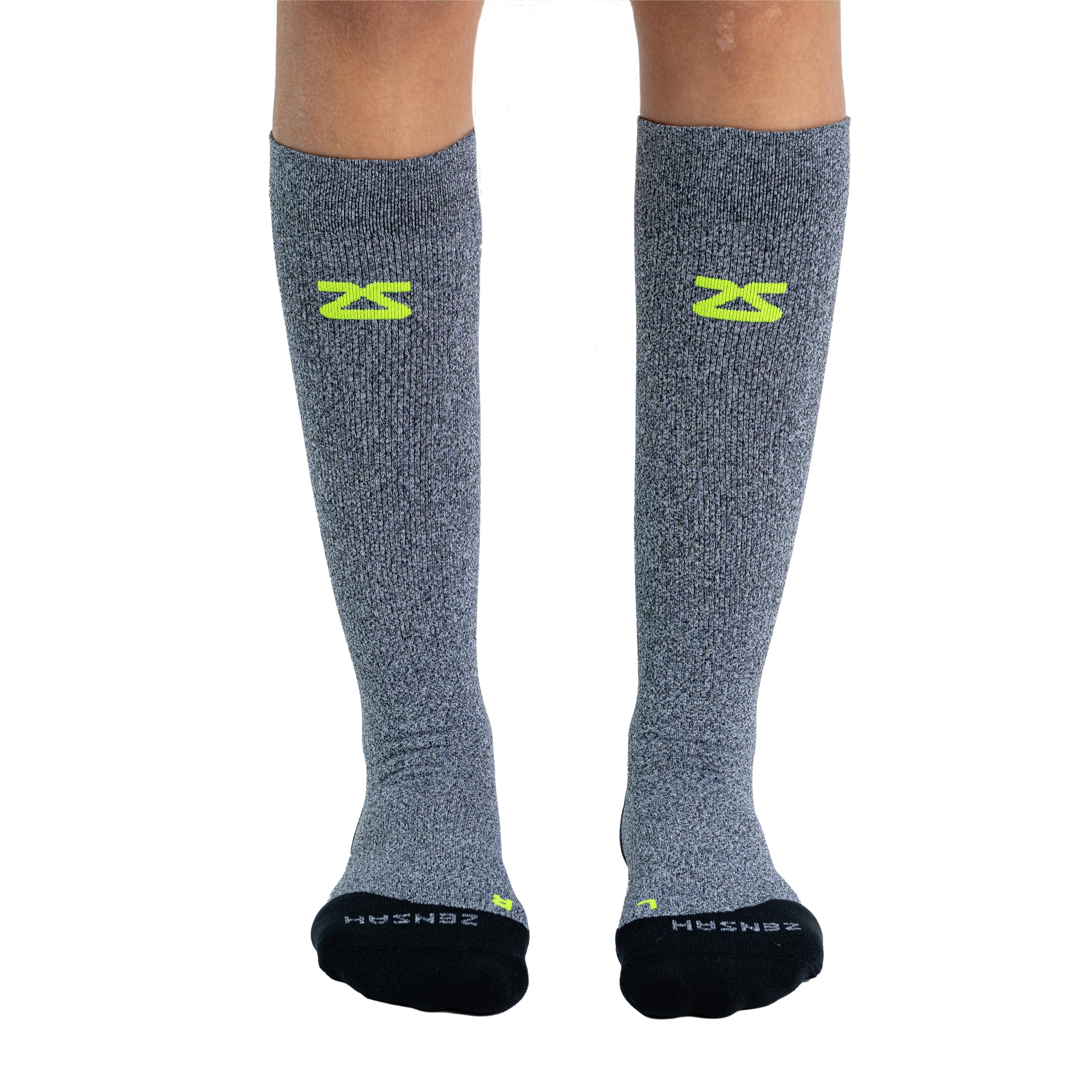 Zensah Tech+ Compression Socks - Best Knee High Running Socks for Sports, Travel & Recovery - Made in Italy - Perfect for Running, Hiking & Long Flights