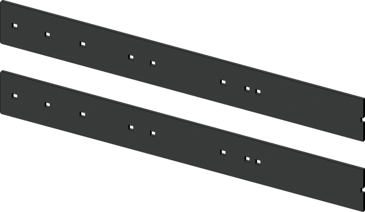 50 Universal Wear Bars - Heavy Duty Replacement Parts for Excavators, Bulldozers & Loaders - Durable Construction Equipment Accessories - Perfect for Mining, Trenching & Landscaping Projects