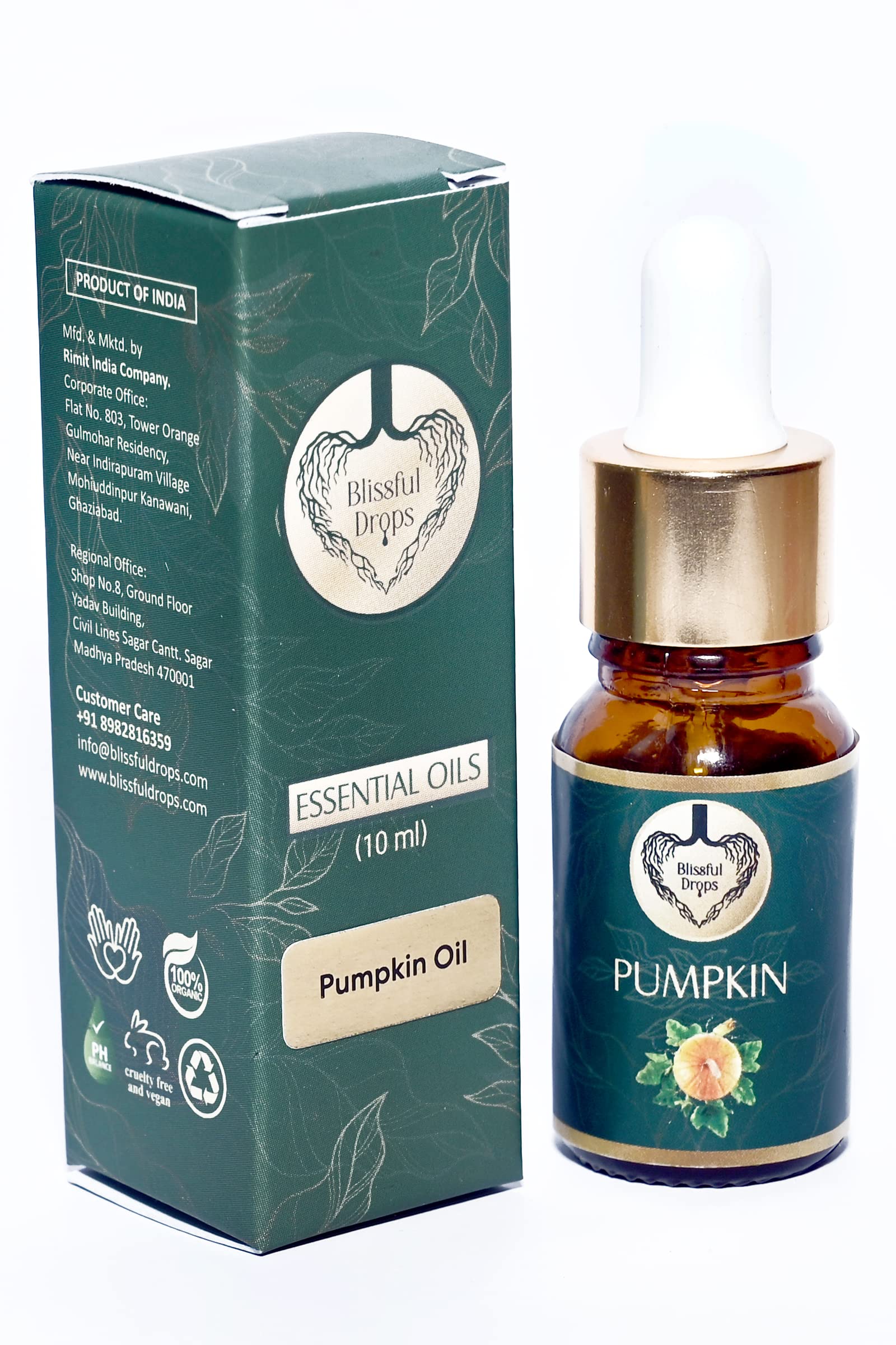 Organic Pumpkin Seed Oil with Jojoba Carrier Oil - Cold Pressed, Pure & Natural for Hair Growth, Skin Care & Cooking - Perfect for DIY Beauty Recipes & Healthy Cooking