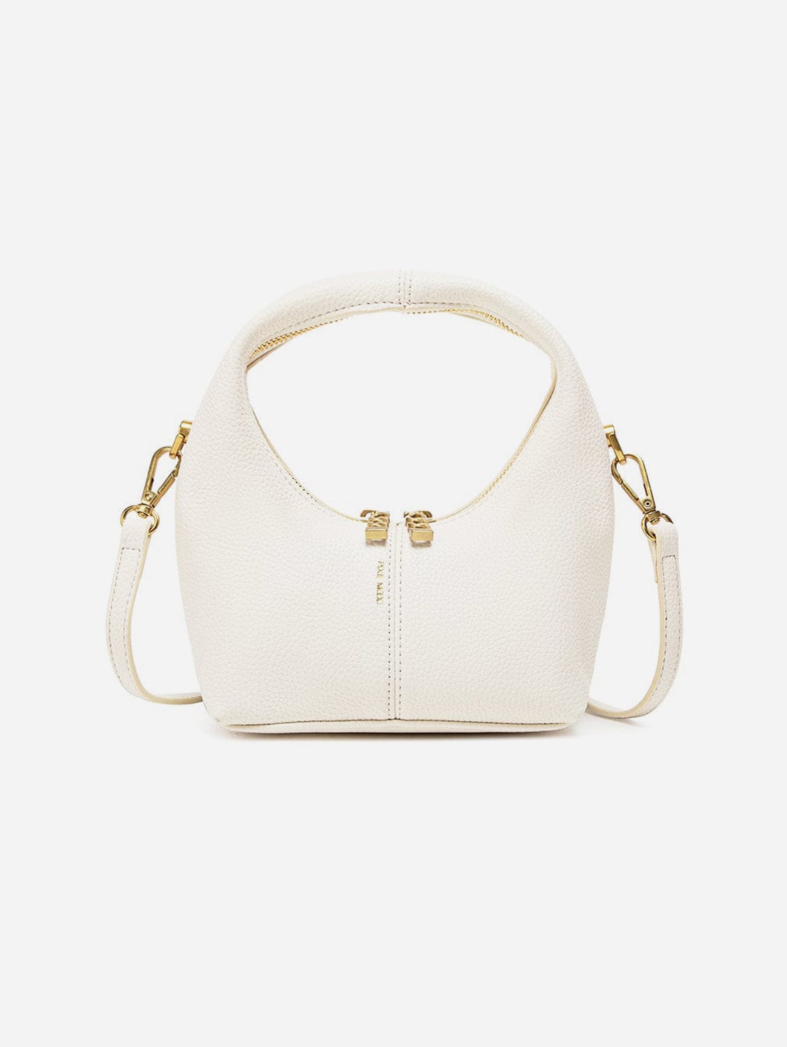 Vegan Leather Crossbody Bag for Women - Circle Design, Coconut Cream Color | Perfect for Casual Outings, Travel & Everyday Use
