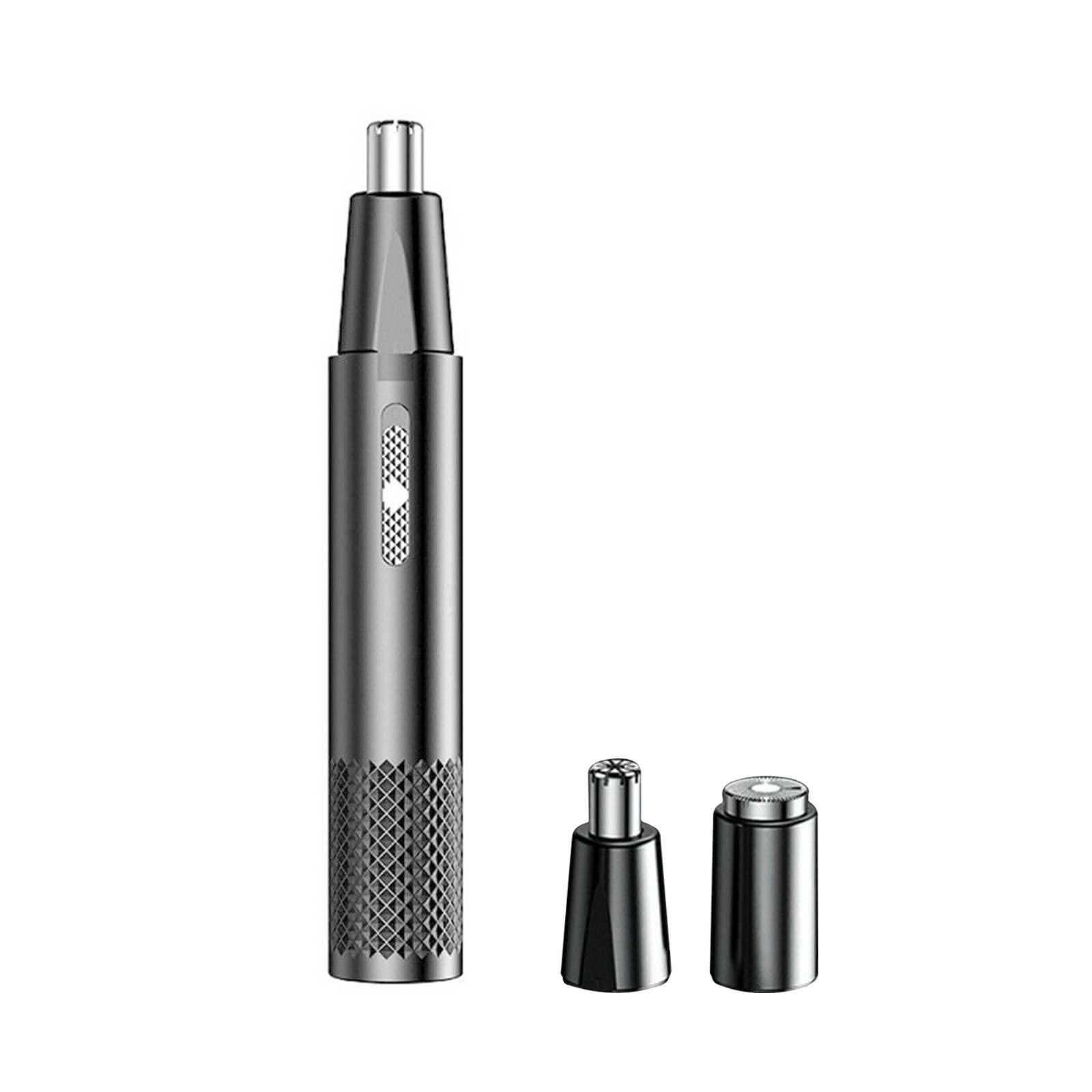 Rechargeable USB Electric Nose & Ear Hair Trimmer for Men - Painless Grooming Kit, Mini Personal Clipper for Facial Hair Removal - Perfect for Travel, Home & Office Use (One Size)