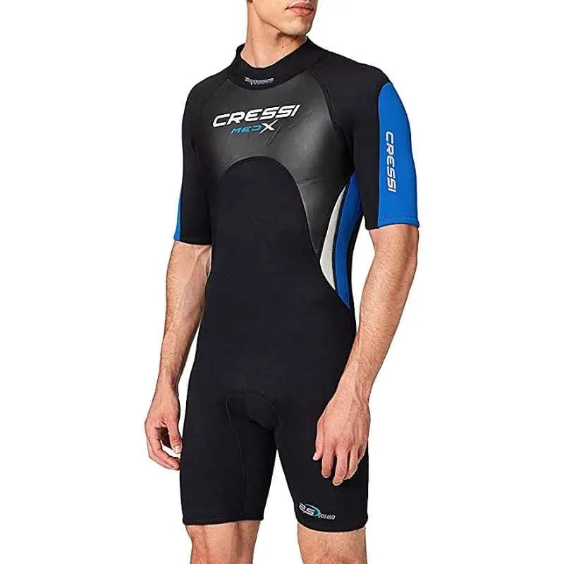 Cressi Men's 2.5mm Shorty Wetsuit - Premium Neoprene Diving & Snorkeling Suit for Warm Water | Surfing, Scuba Diving, Swimming & Water Sports