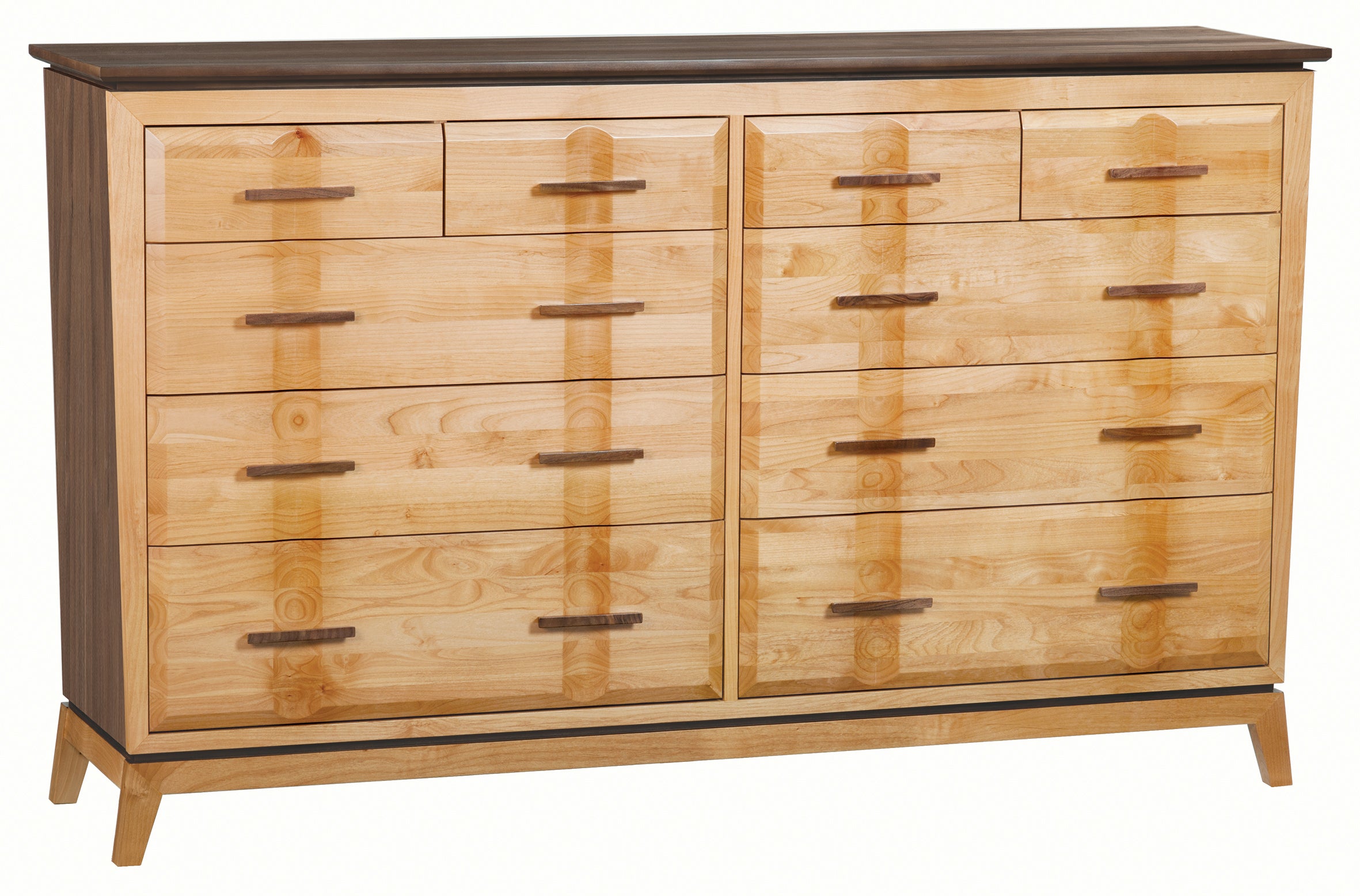 Addison 70-Inch Wide Dresser with 6 Drawers - Modern Wooden Chest of Drawers for Bedroom Storage & Organization | Perfect for Master Bedroom, Guest Room, or Nursery